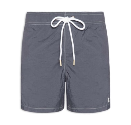 Short Masculino Liso De Praia - Azul