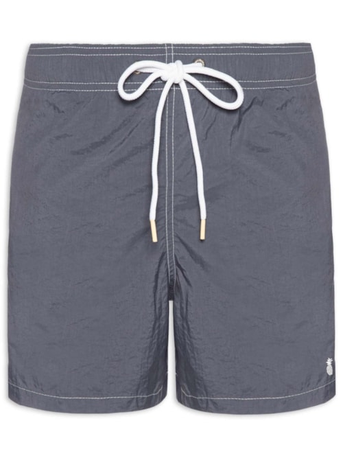 Short Masculino Liso De Praia - Azul
