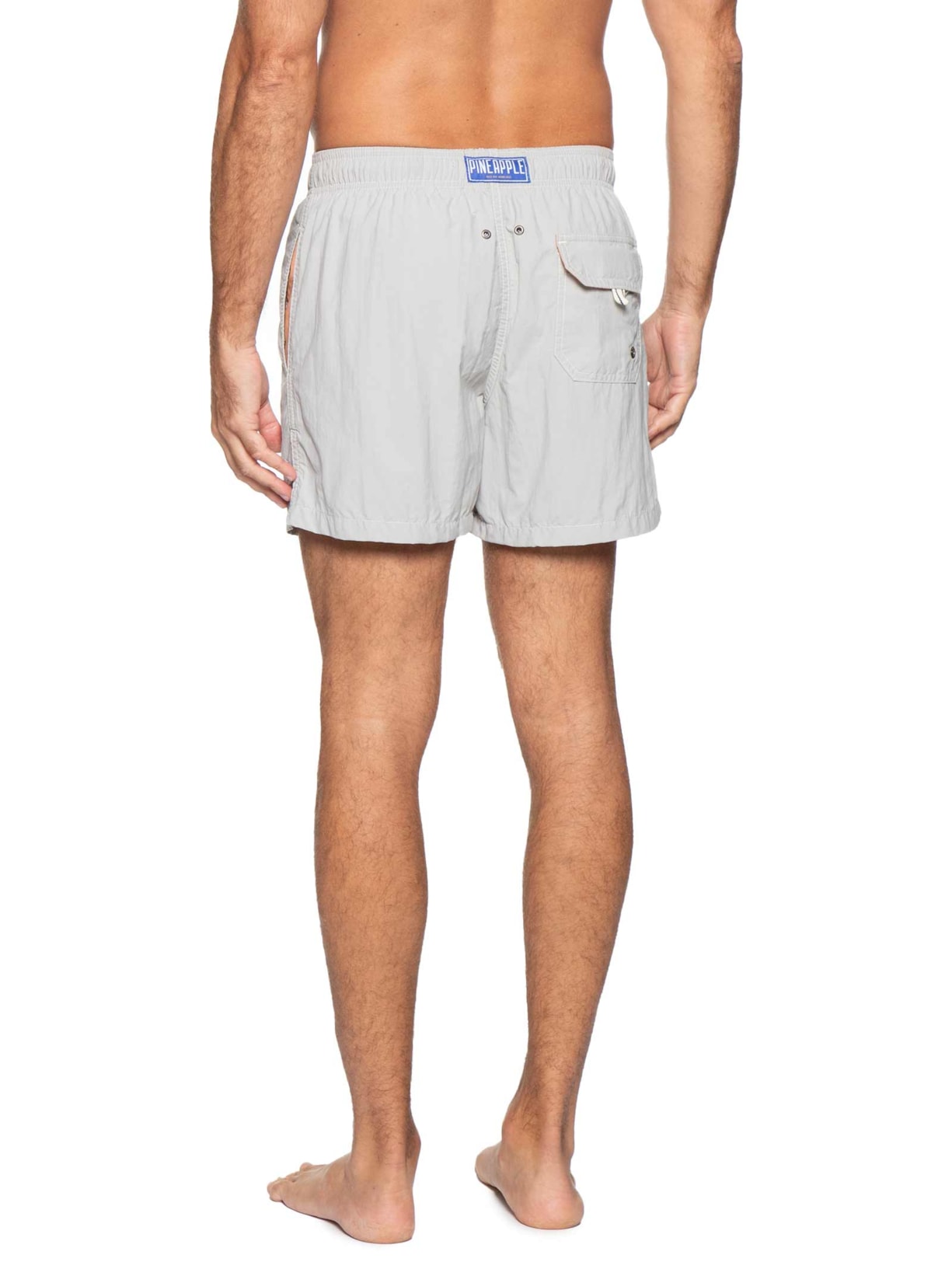 Short Masculino Liso De Praia Cinza Pineapple