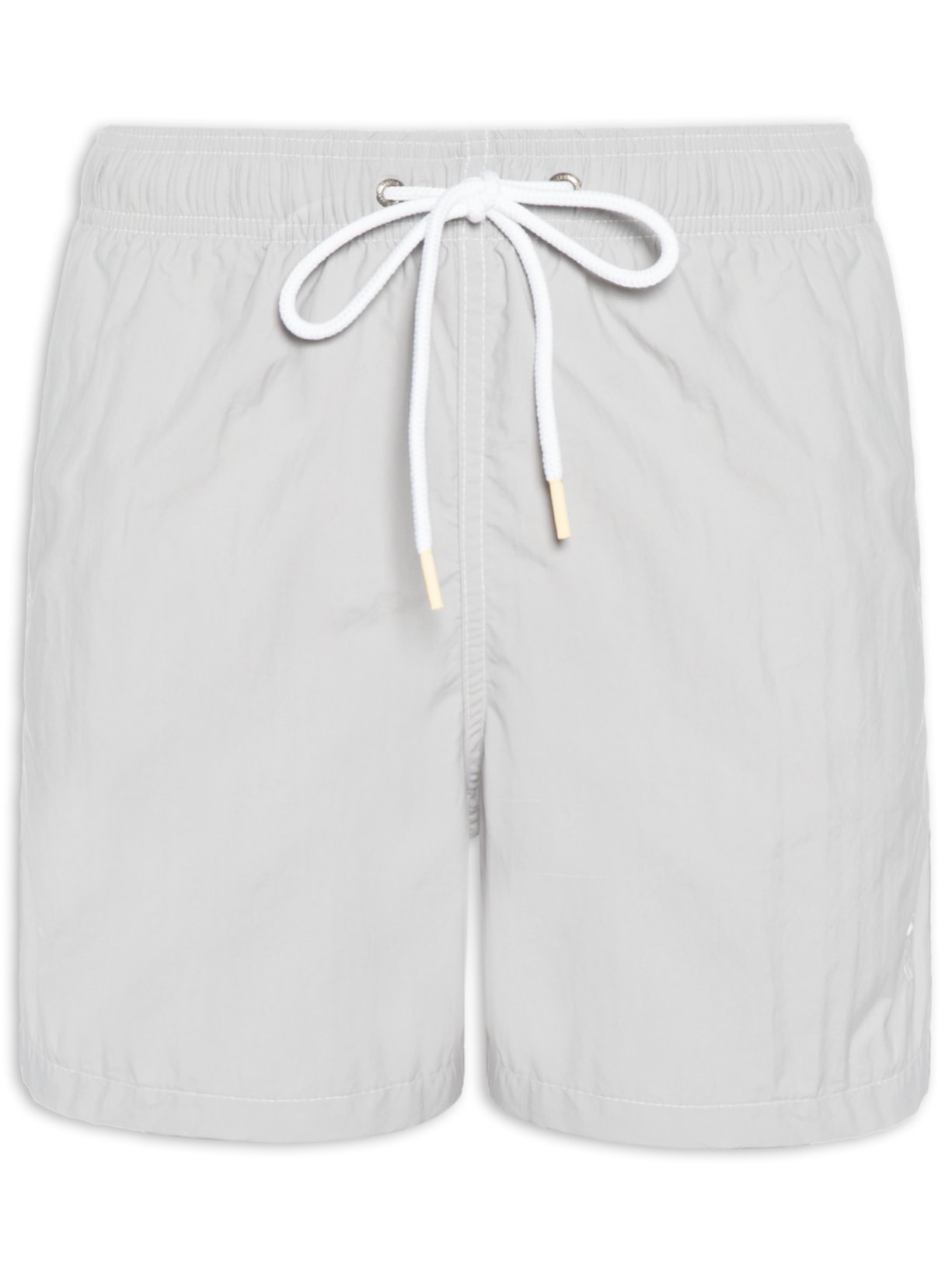 Short Masculino Liso De Praia - Cinza