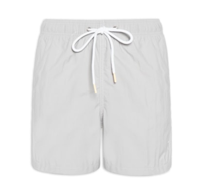 Short Masculino Liso De Praia - Cinza