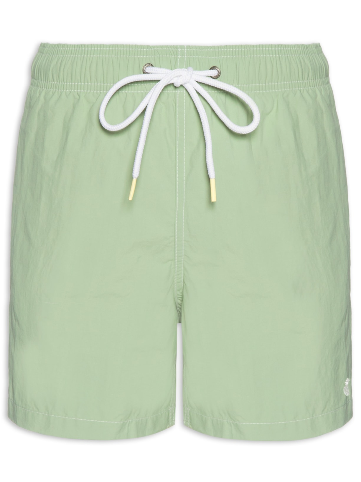 Short Masculino Liso De Praia - Verde