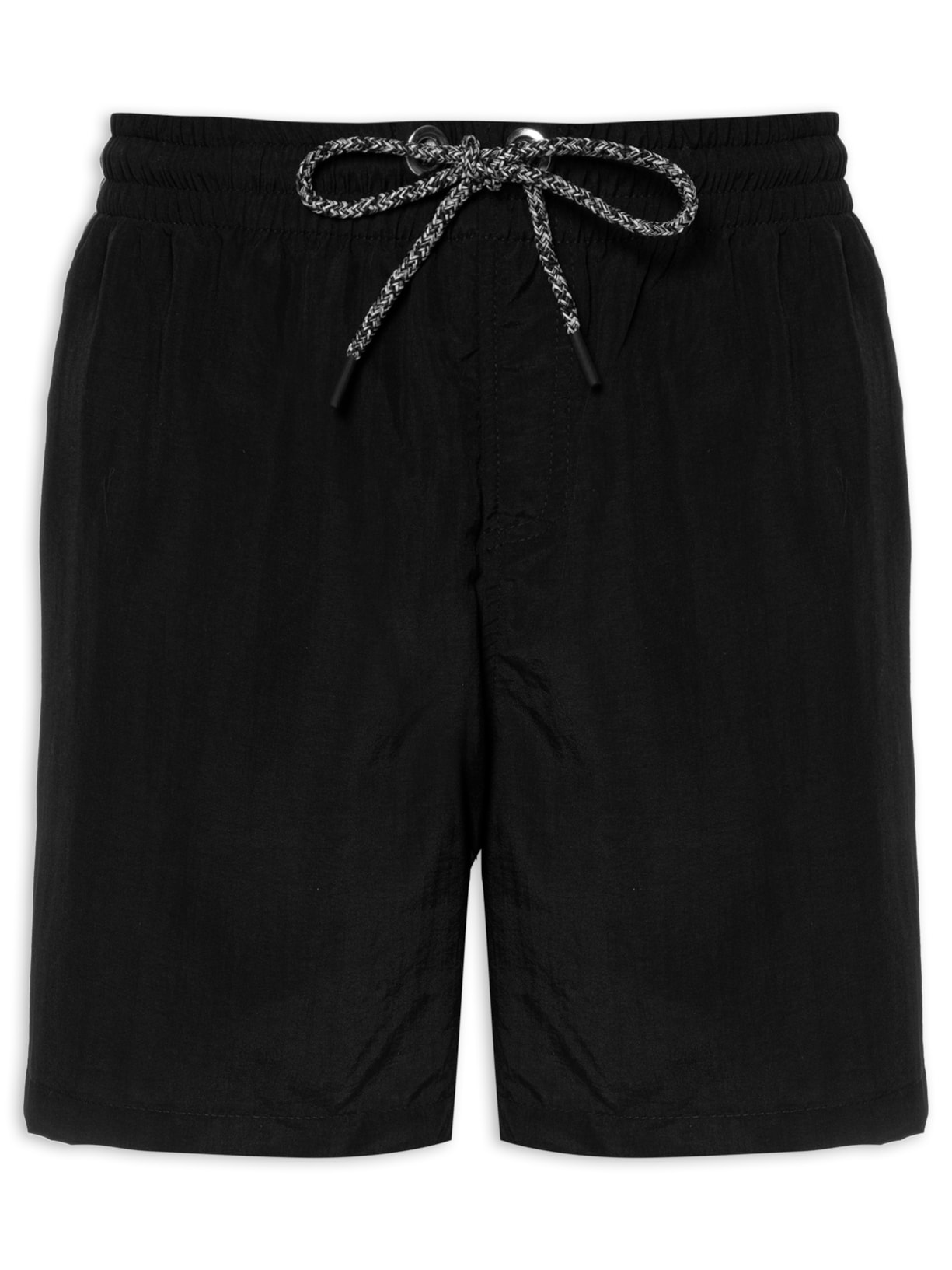 Short Masculino Liso Itaquoatiara - Preto