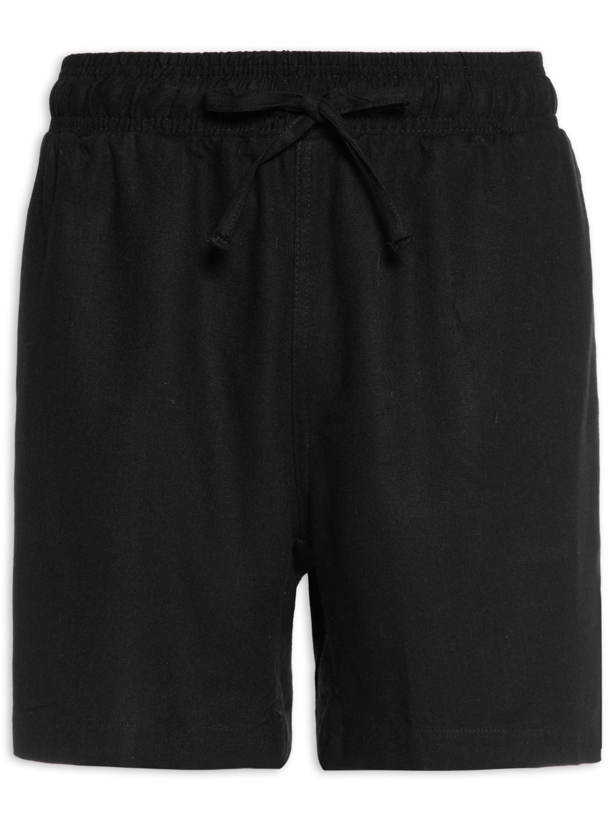 Short Masculino Liso - Preto