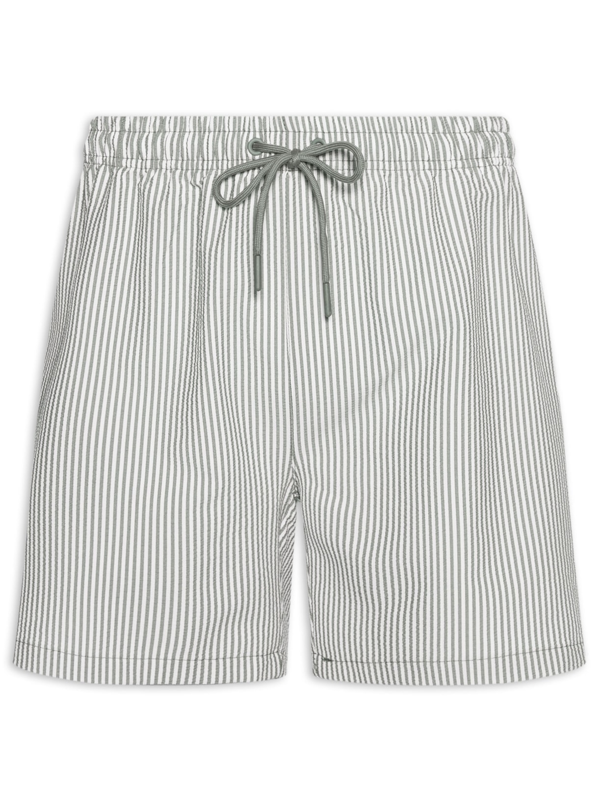 Short Masculino Listrado Cinza Basiq Men