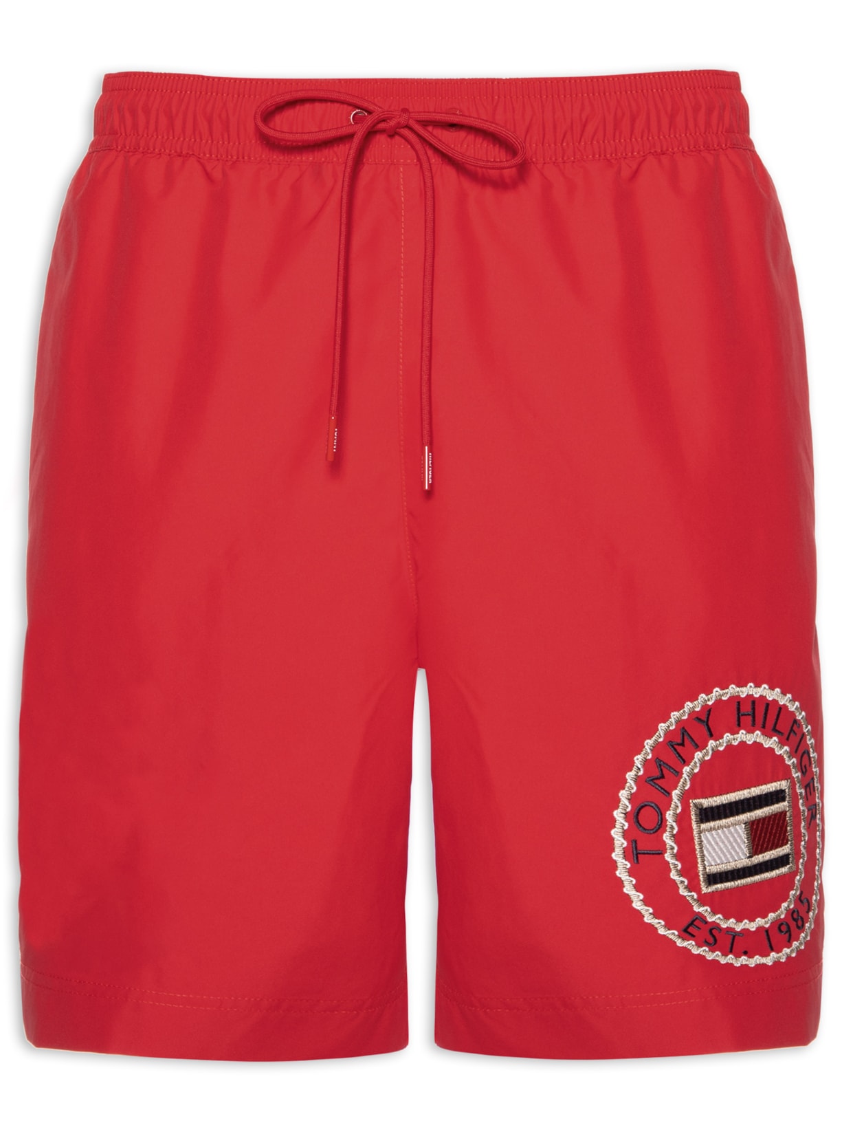 Short Masculino Long Drawstring - Vermelho