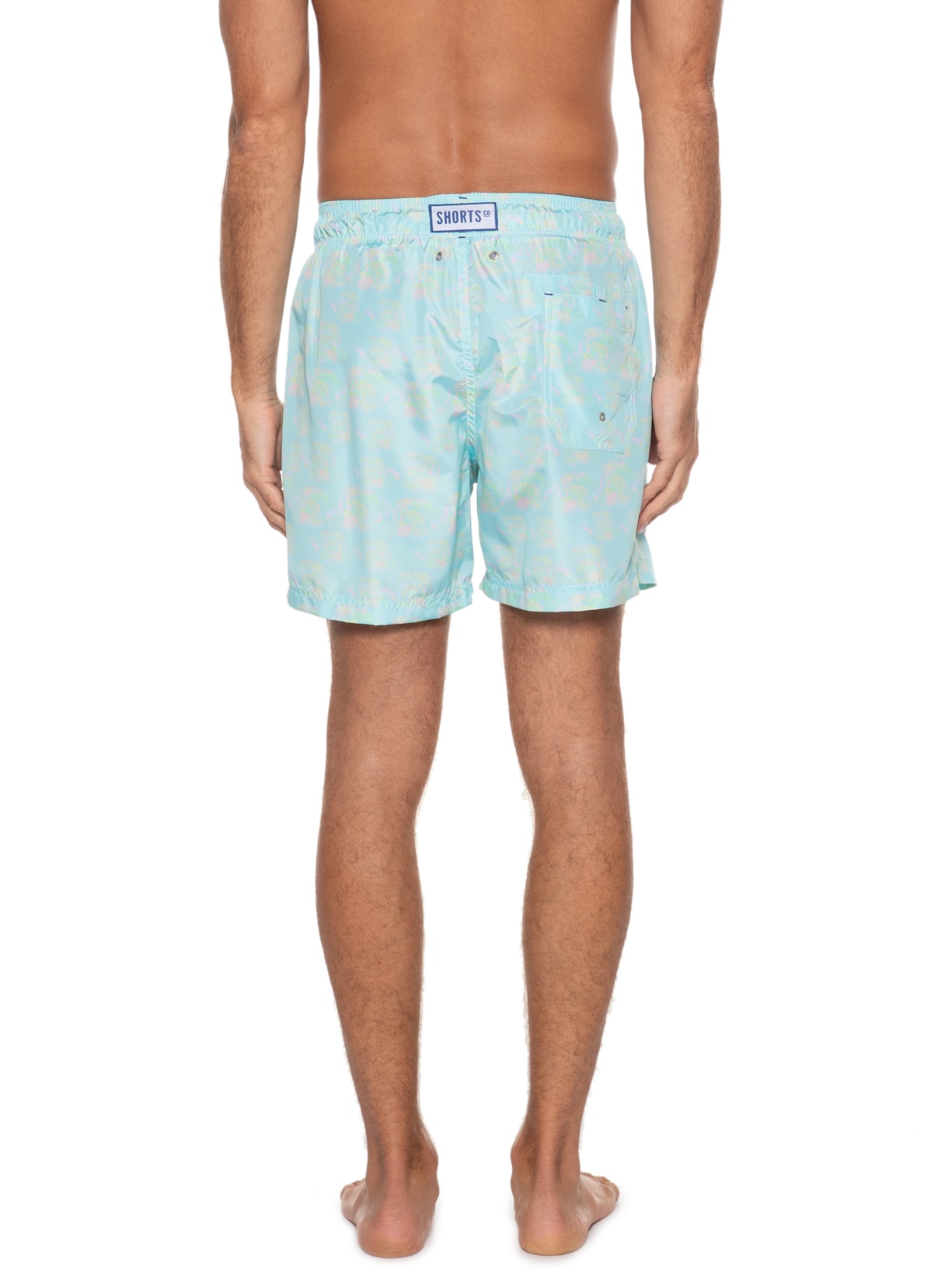 Short Masculino Masculino Candy Lionfish - Azul Shortsco