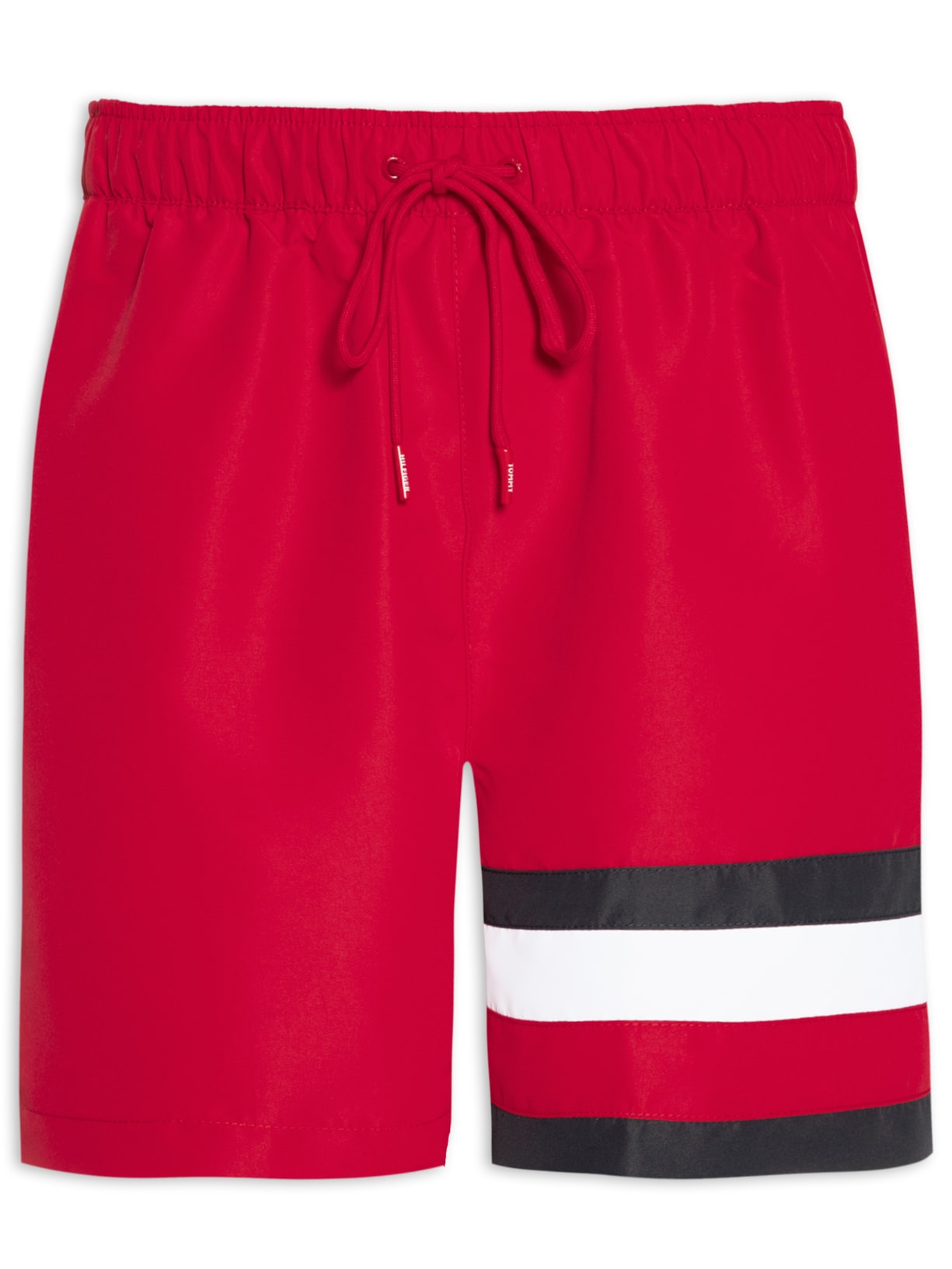Short Masculino Medium Drawstring Flag - Vermelho
