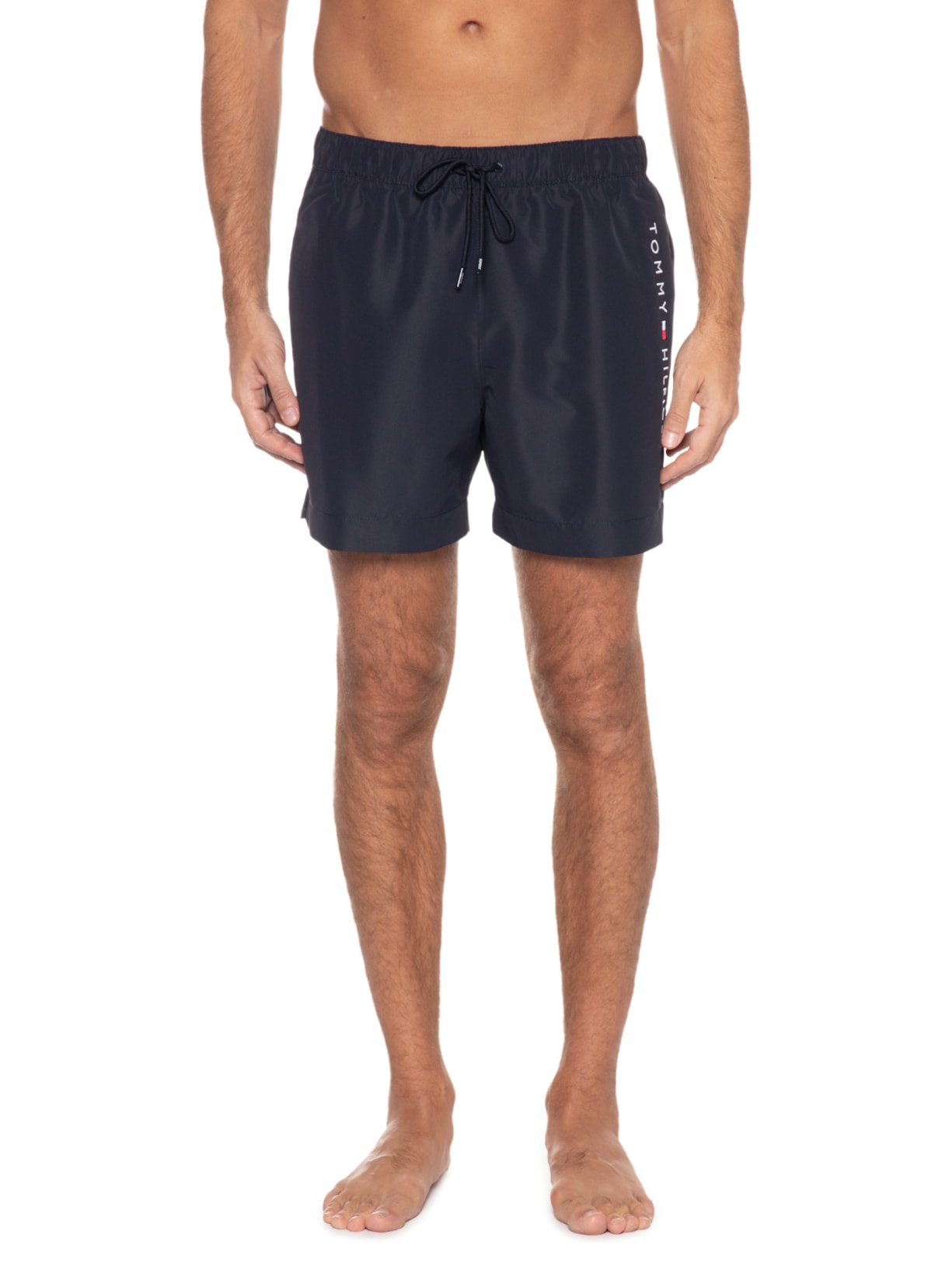 Short Masculino Medium Drawstring Nos Azul Tommy Hilfiger
