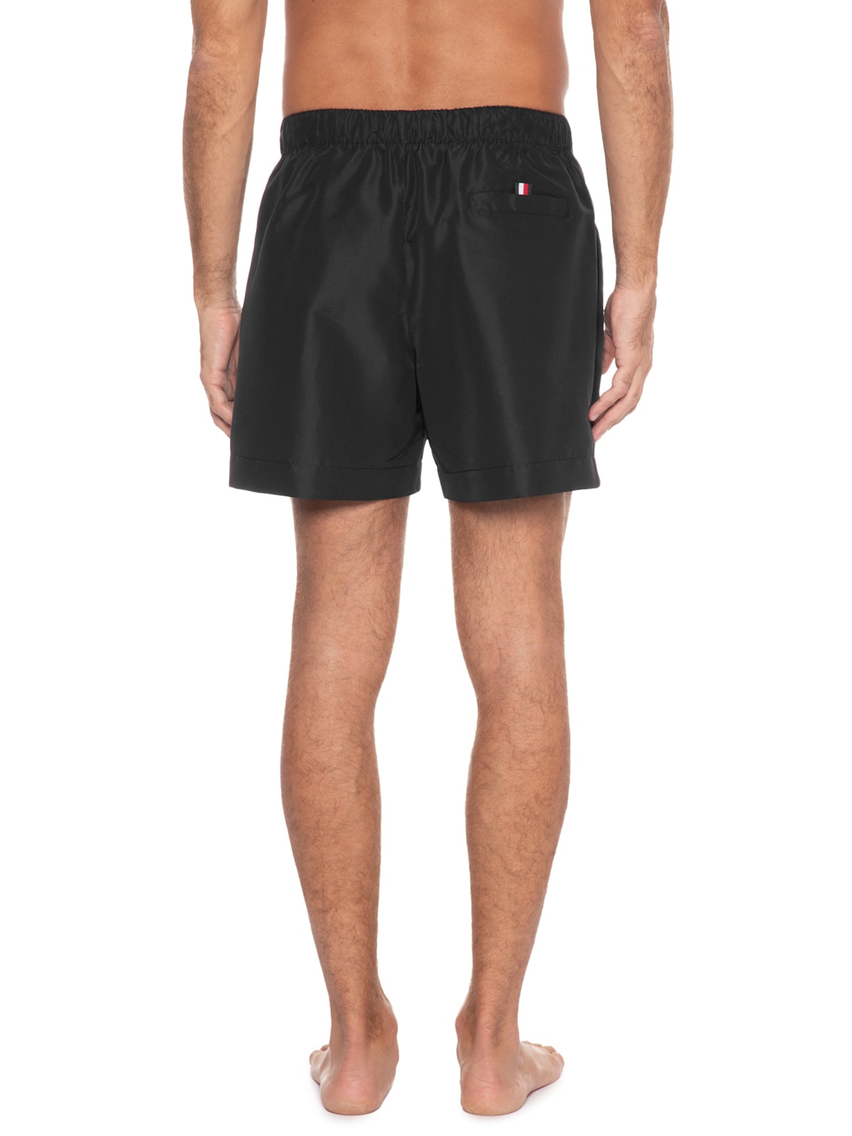 Short Masculino Medium Drawstring Nos Preto Tommy Hilfiger