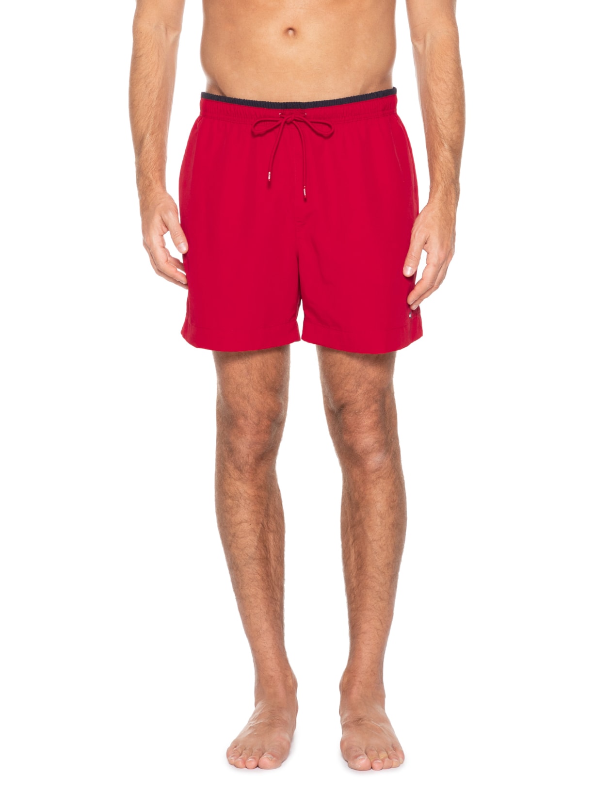 Short Masculino Medium Drawstring Vermelho Tommy Hilfiger