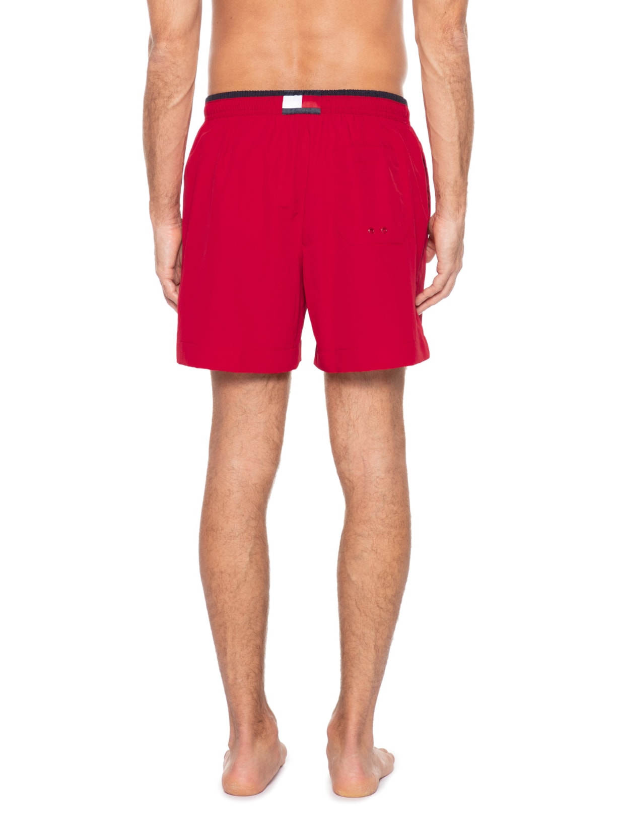 Short Masculino Medium Drawstring Vermelho Tommy Hilfiger