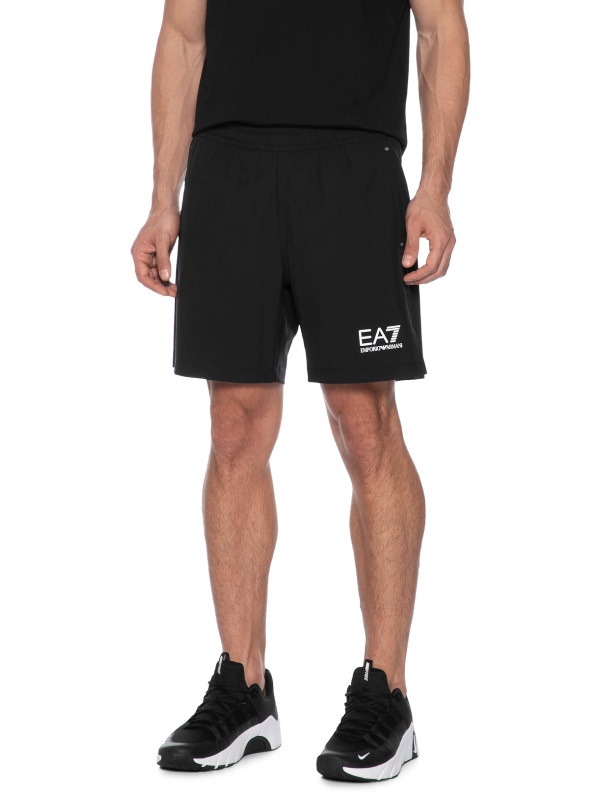 Short Masculino Multi-Sport Ventus7 Preto Ea7 Emporio Armani