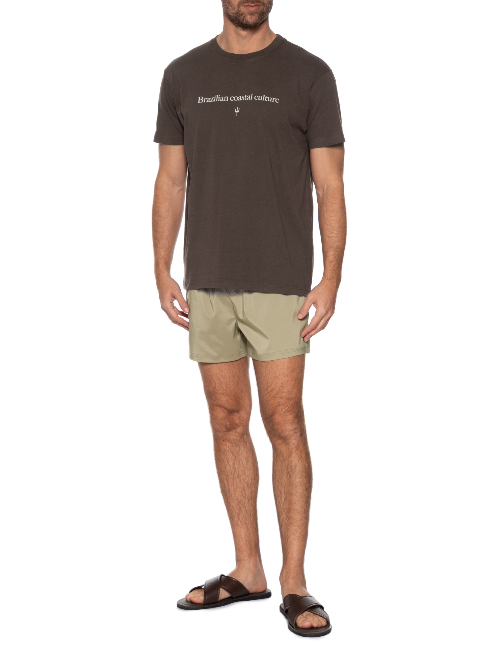 Osklen - Short Masculino New Aquaone Flex - Bege