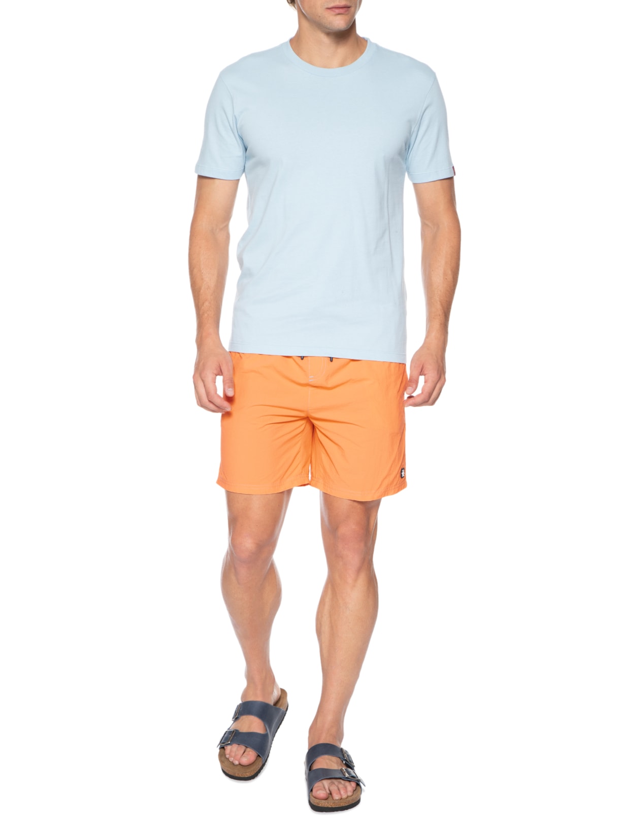Short Masculino Nylon Laranja Original Penguin
