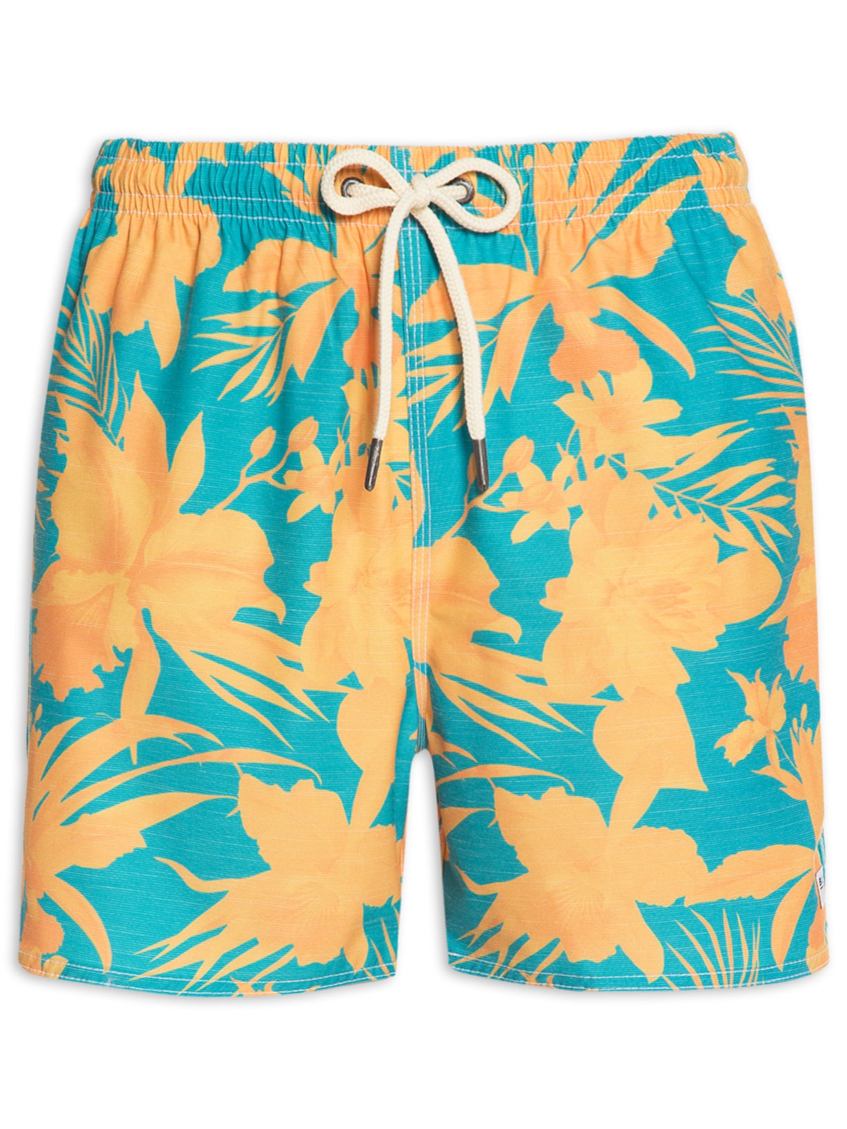 Short Masculino Orquidário - Amarelo