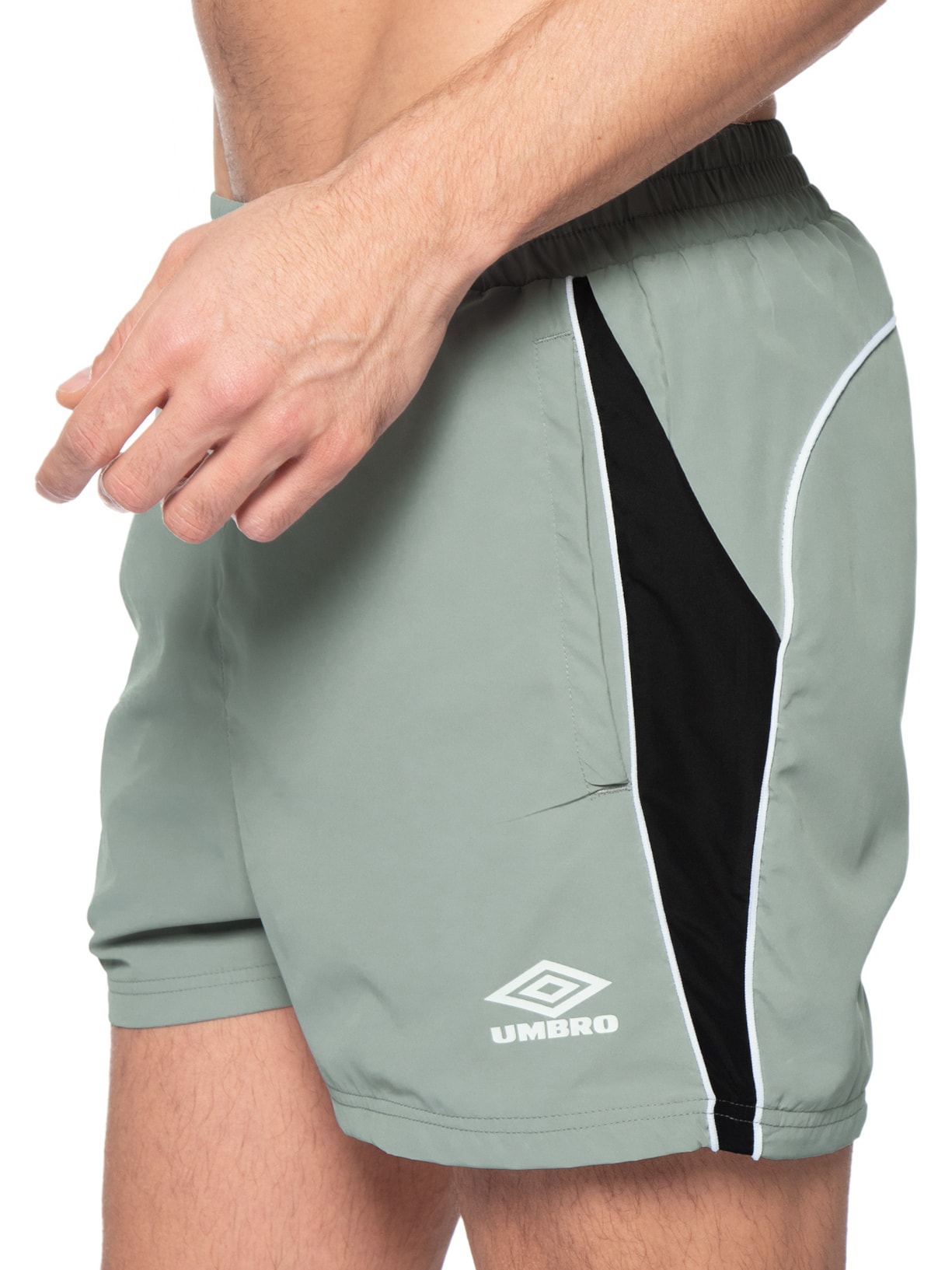 Short Masculino Panelled Cinza Umbro