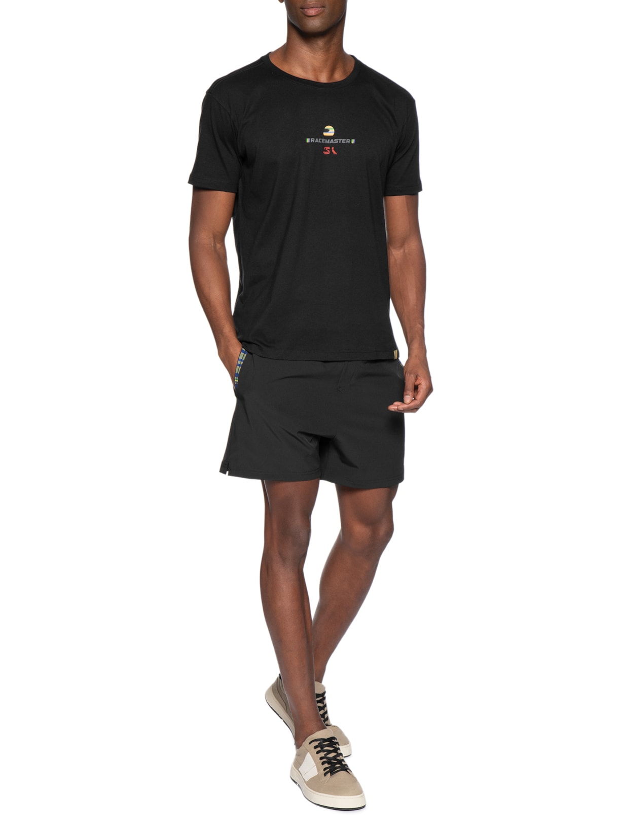Short Masculino Performance Senna Preto Reserva