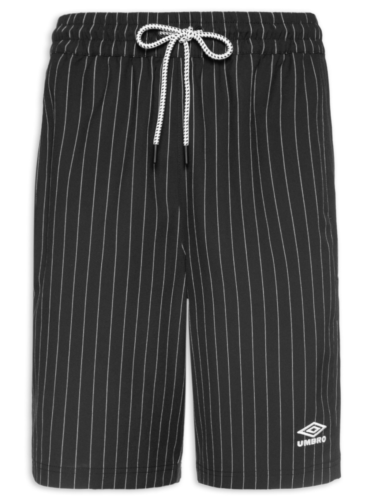 Short Masculino Pinstripe Oversized Preto Umbro