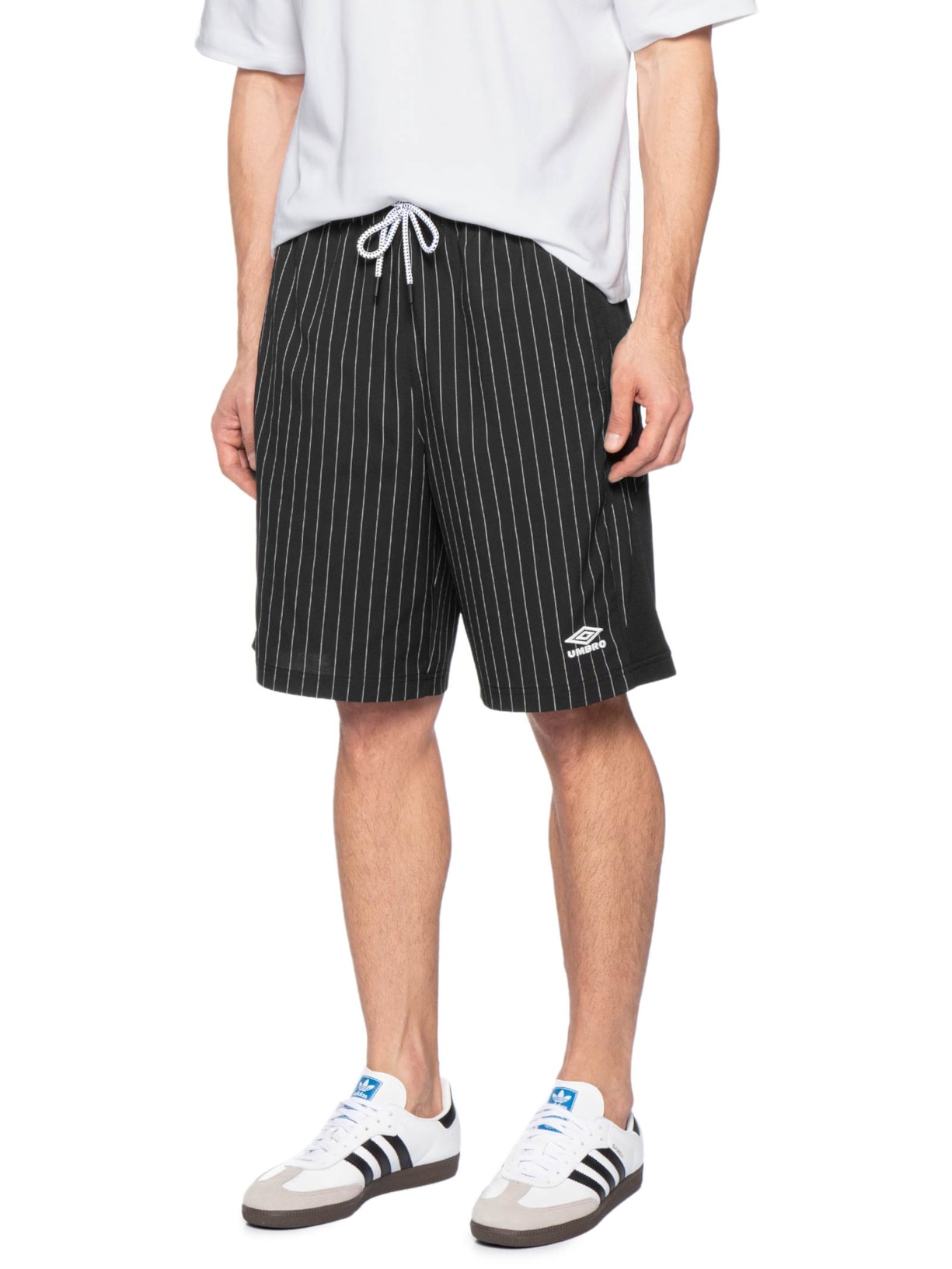 Short Masculino Pinstripe Oversized Preto Umbro