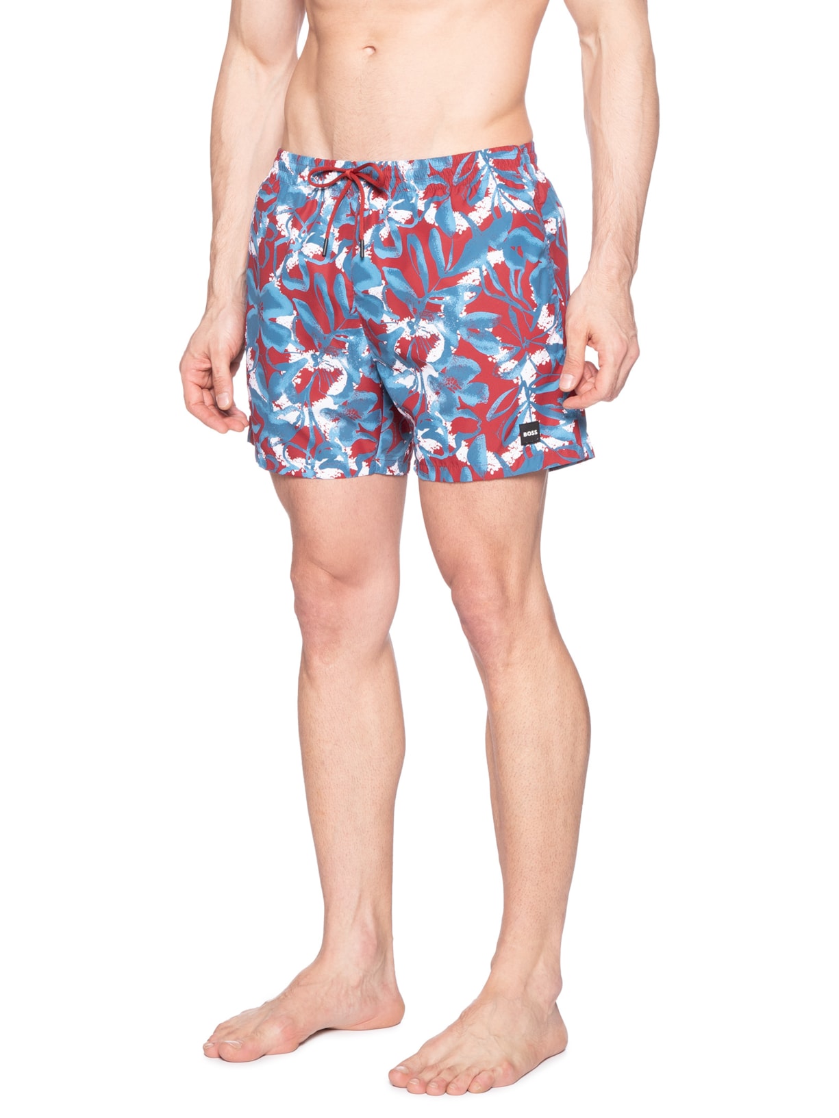 Short Masculino Piranha Vermelho Boss