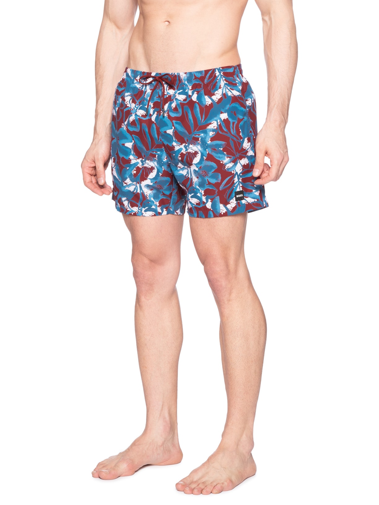 Short Masculino Piranha Vermelho Boss