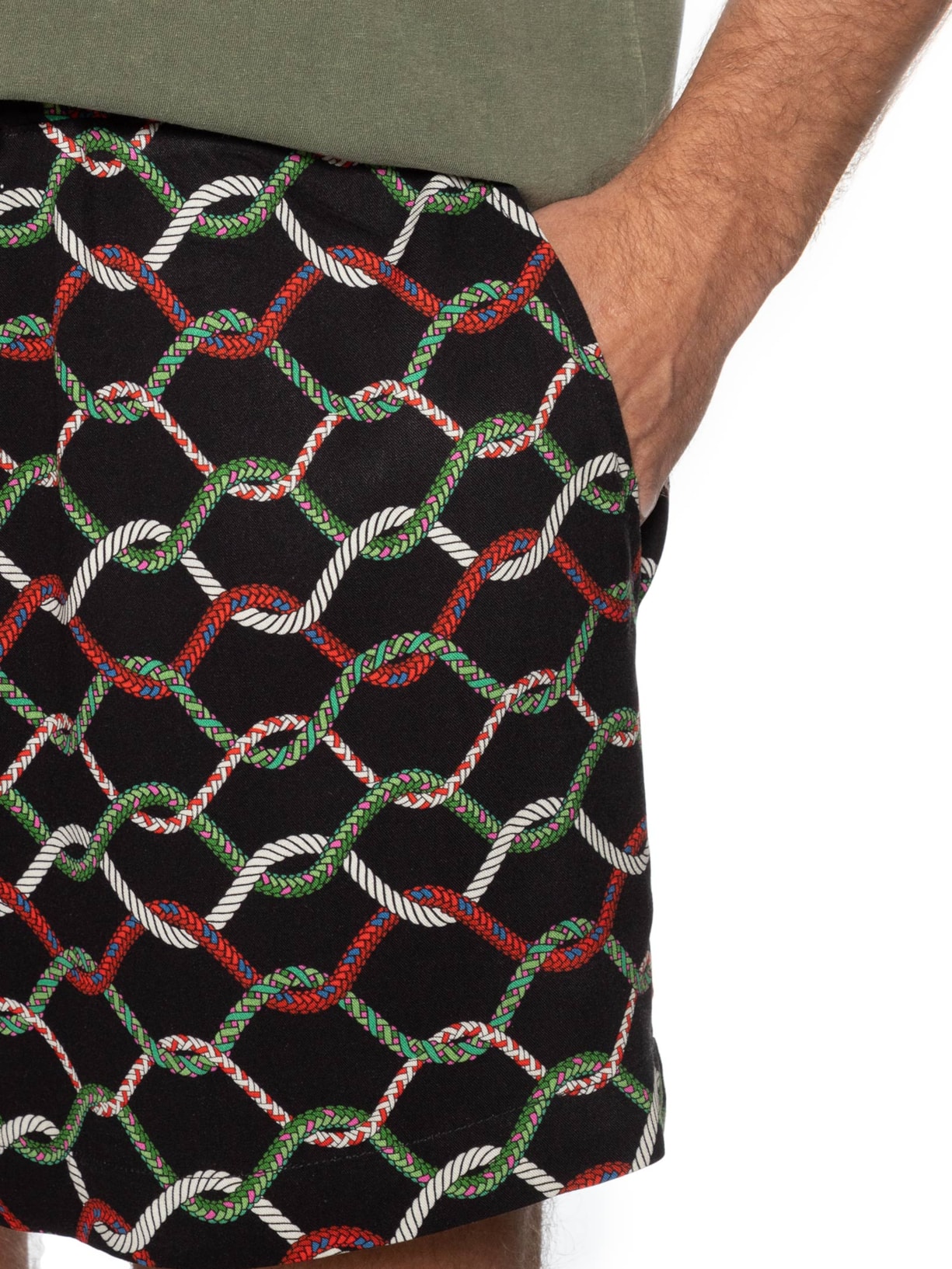 Short Masculino Pj Corda Escura Preto Osklen