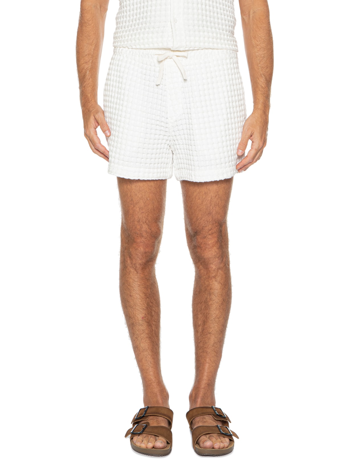 Short Masculino Pj Texture Branco Osklen