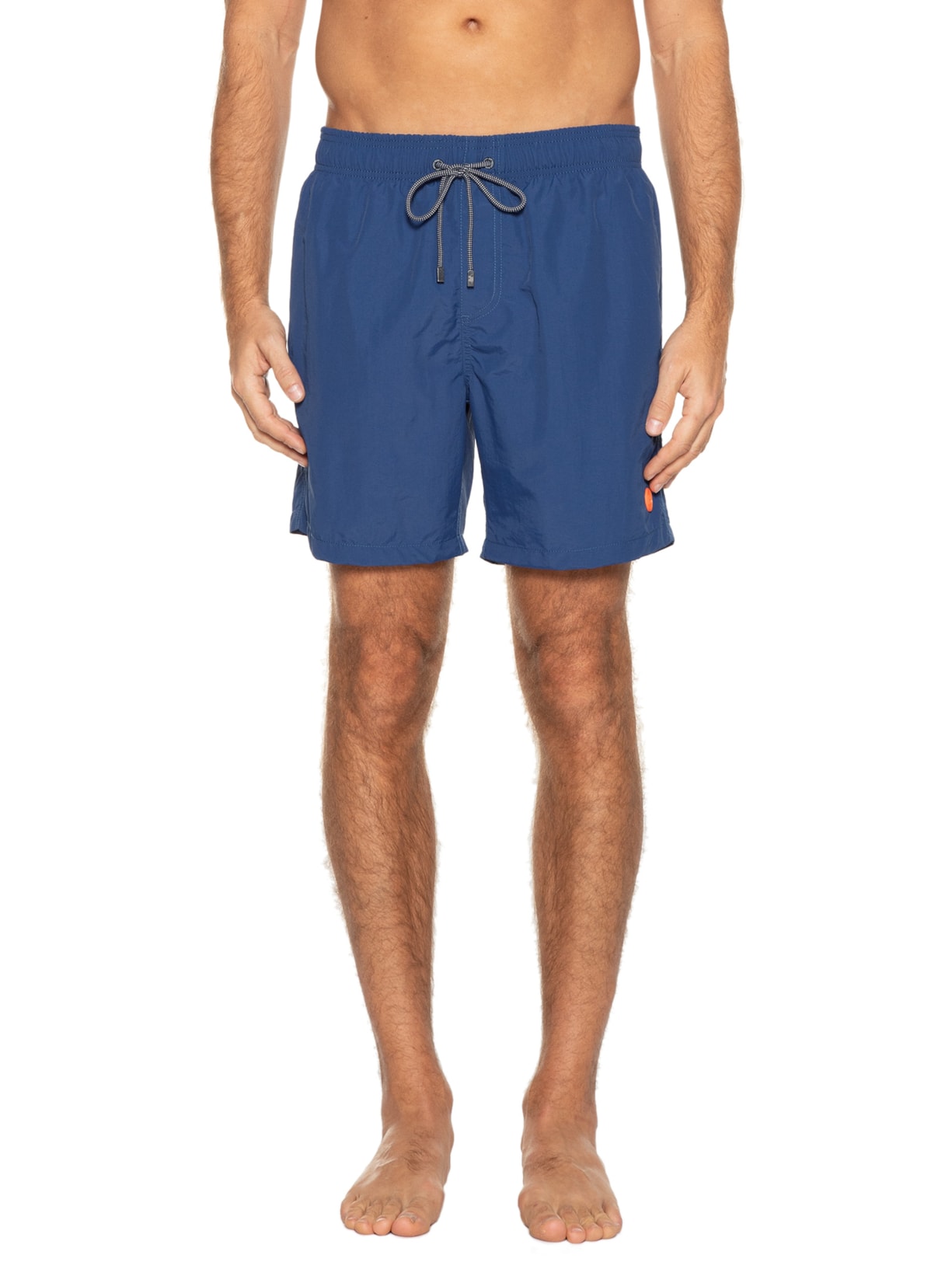 Short Masculino Poliamida Liso Azul Jab