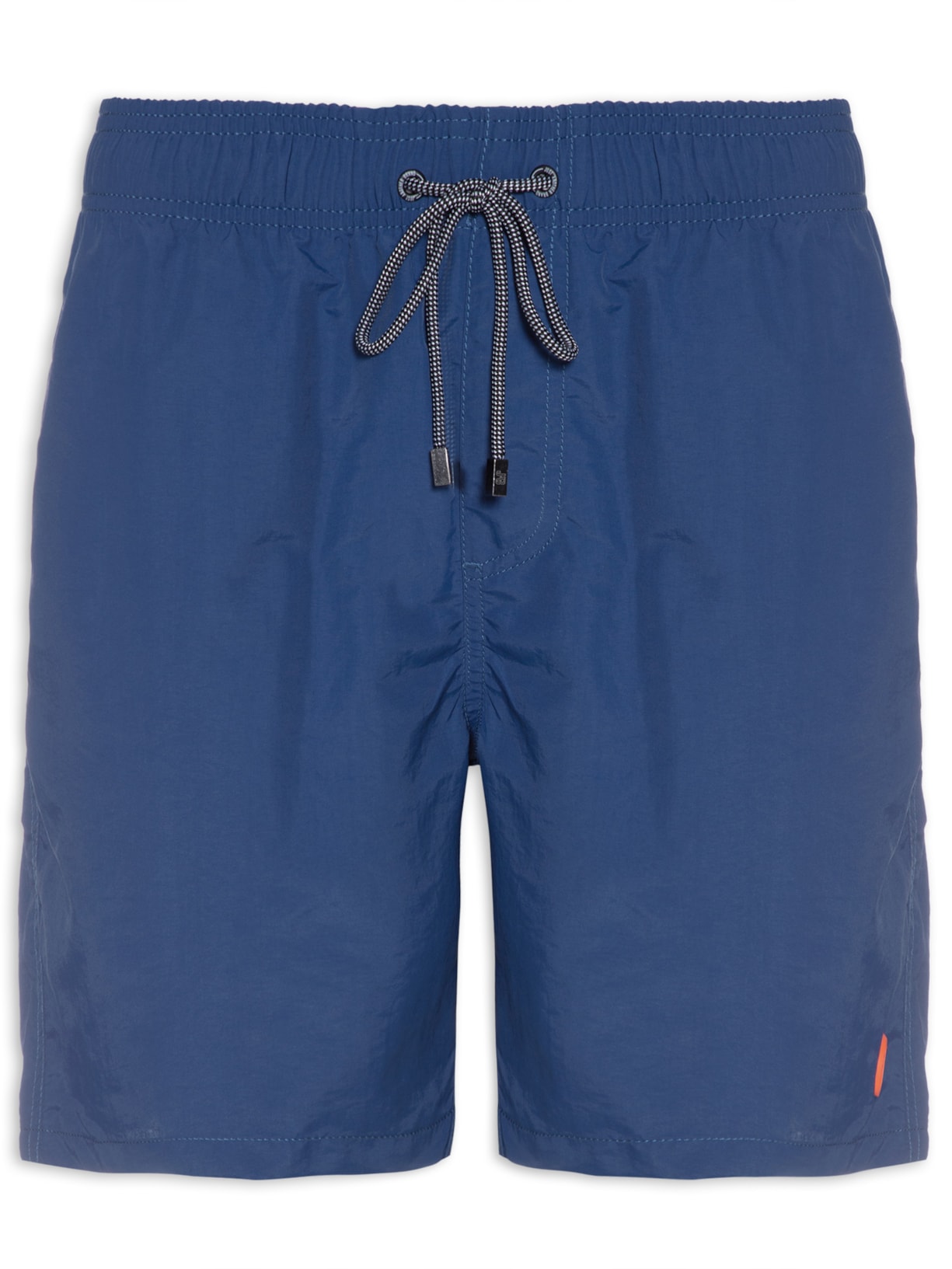 Short Masculino Poliamida Liso - Azul