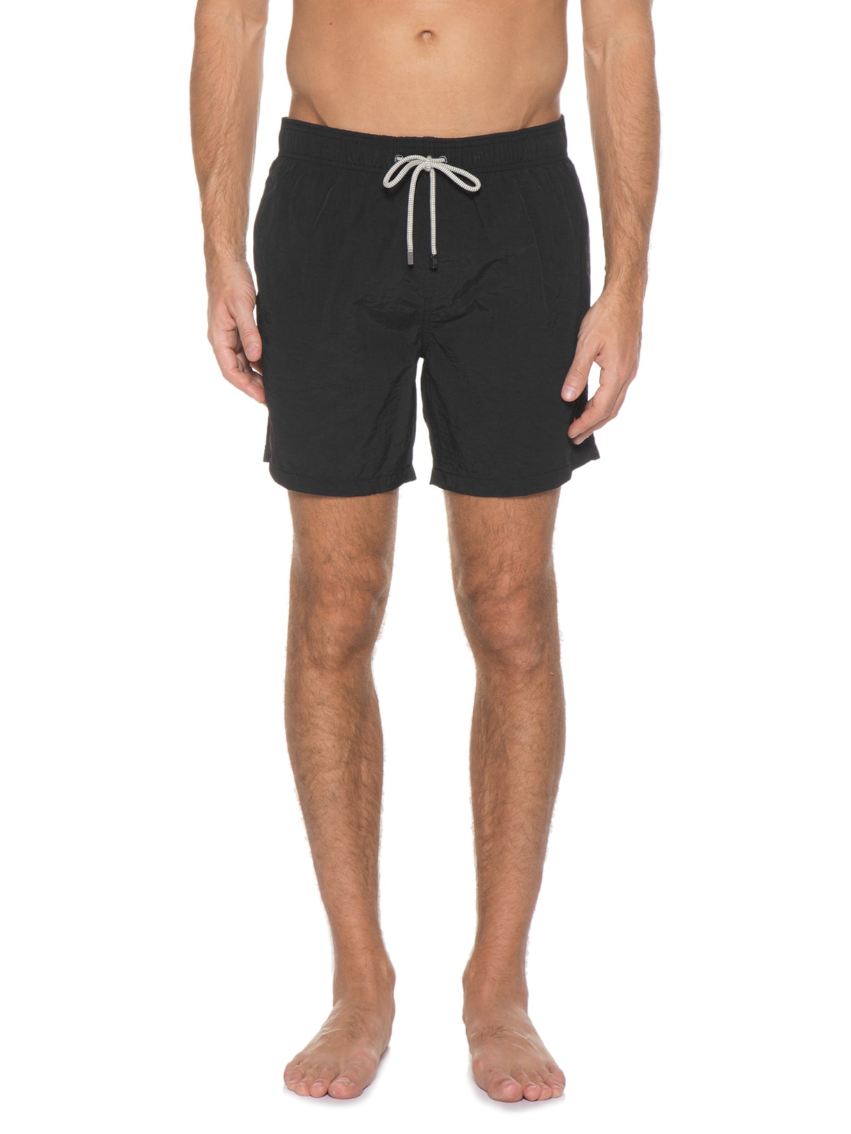 Short Masculino Poliamida Liso Preto Jab
