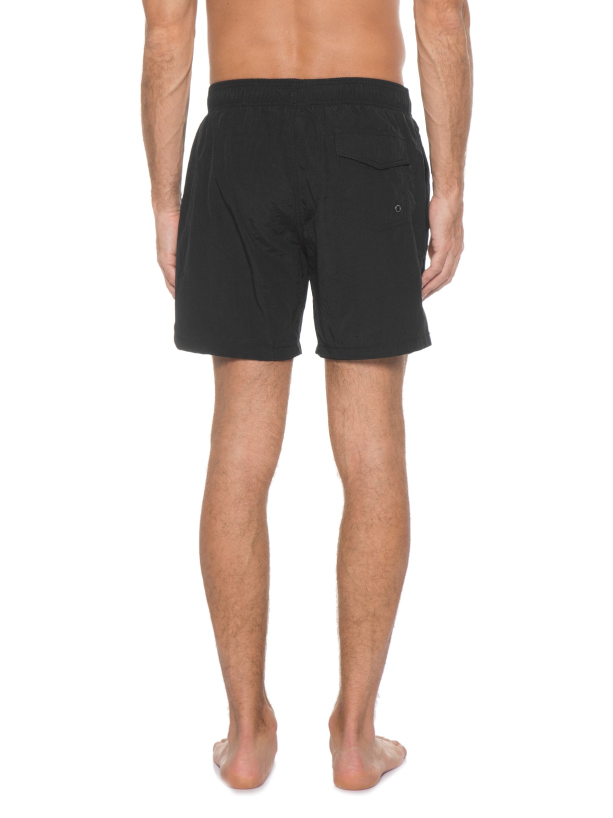 Short Masculino Poliamida Liso Preto Jab