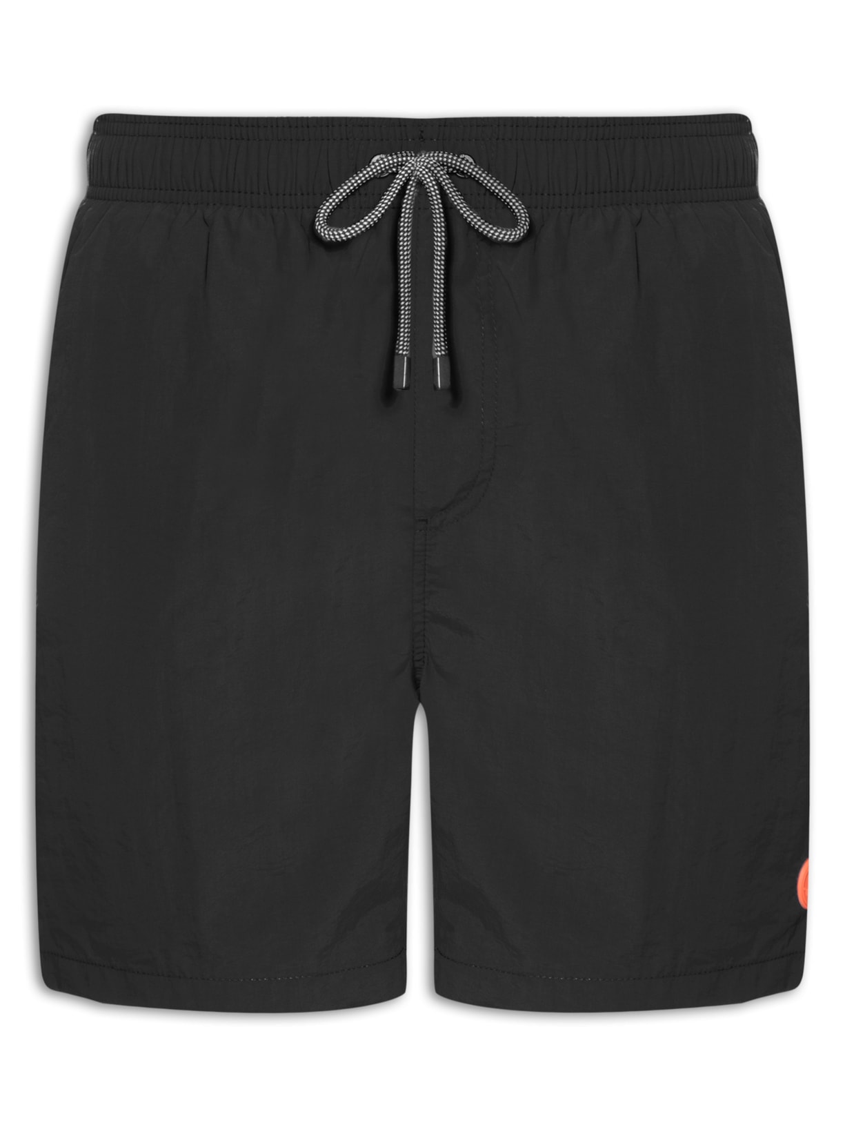 Short Masculino Poliamida Liso - Preto