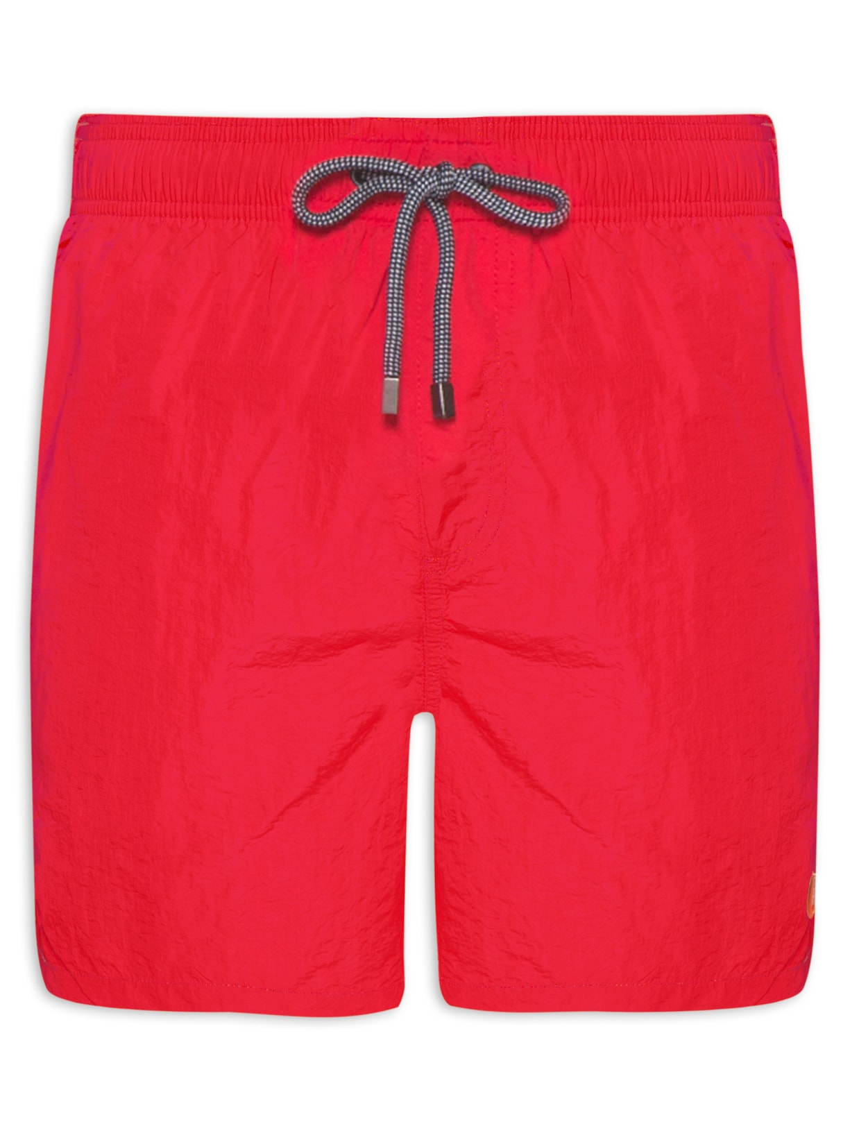 Short Masculino Poliamida Liso - Vermelho