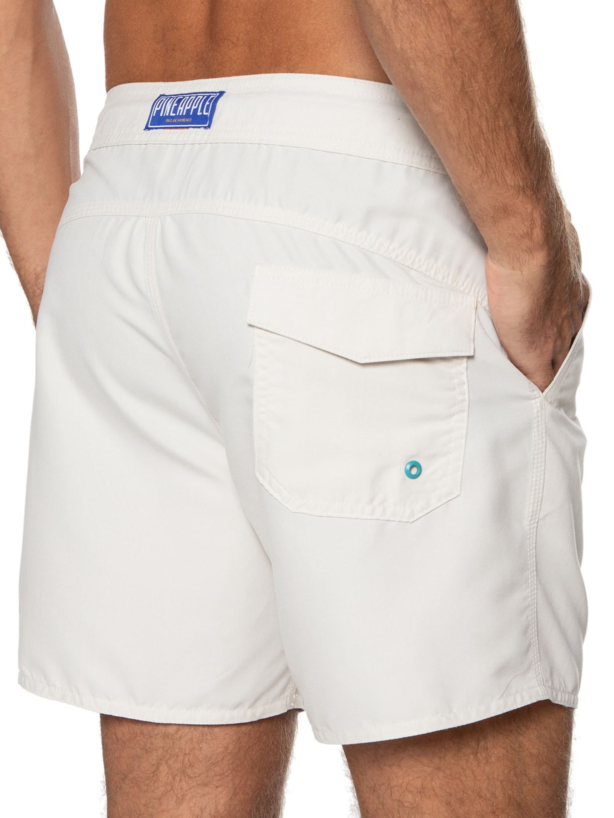 Short Masculino Positano- Off White  Pineapple