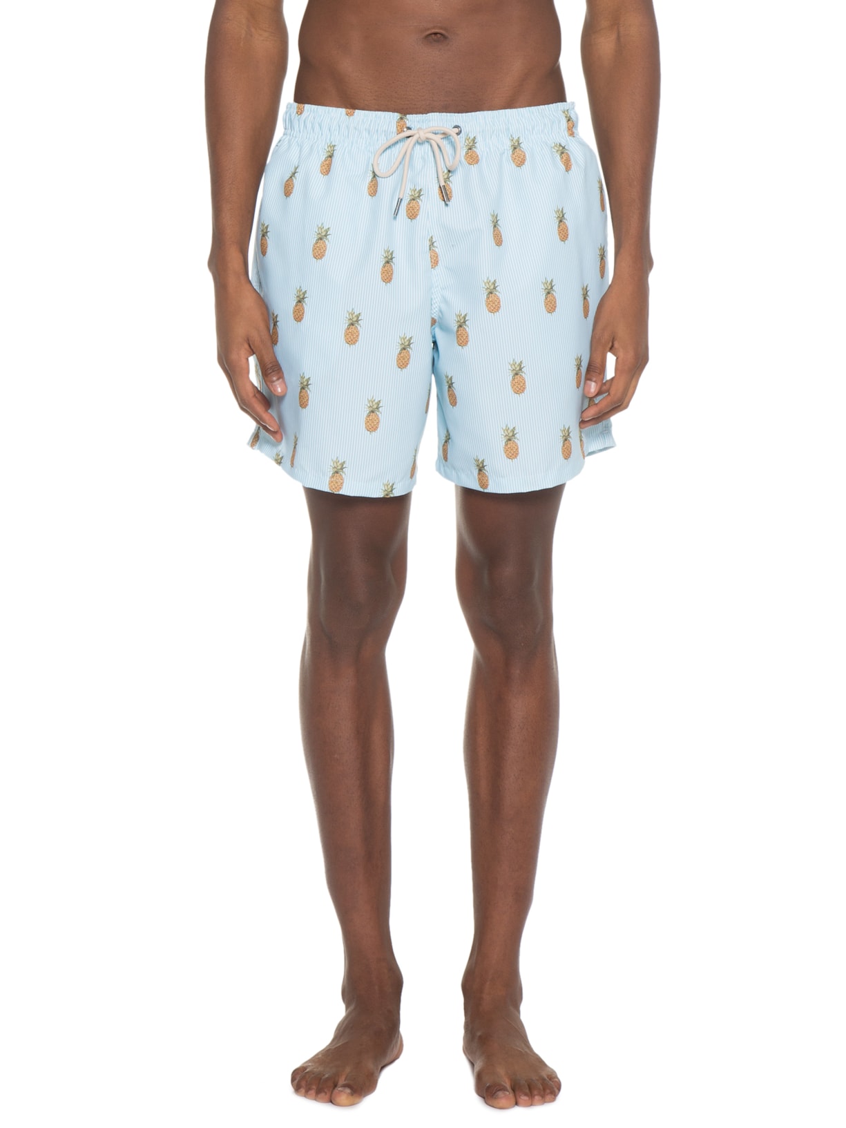 Short Masculino Praia Abacaxi Azul Vaca Lôca