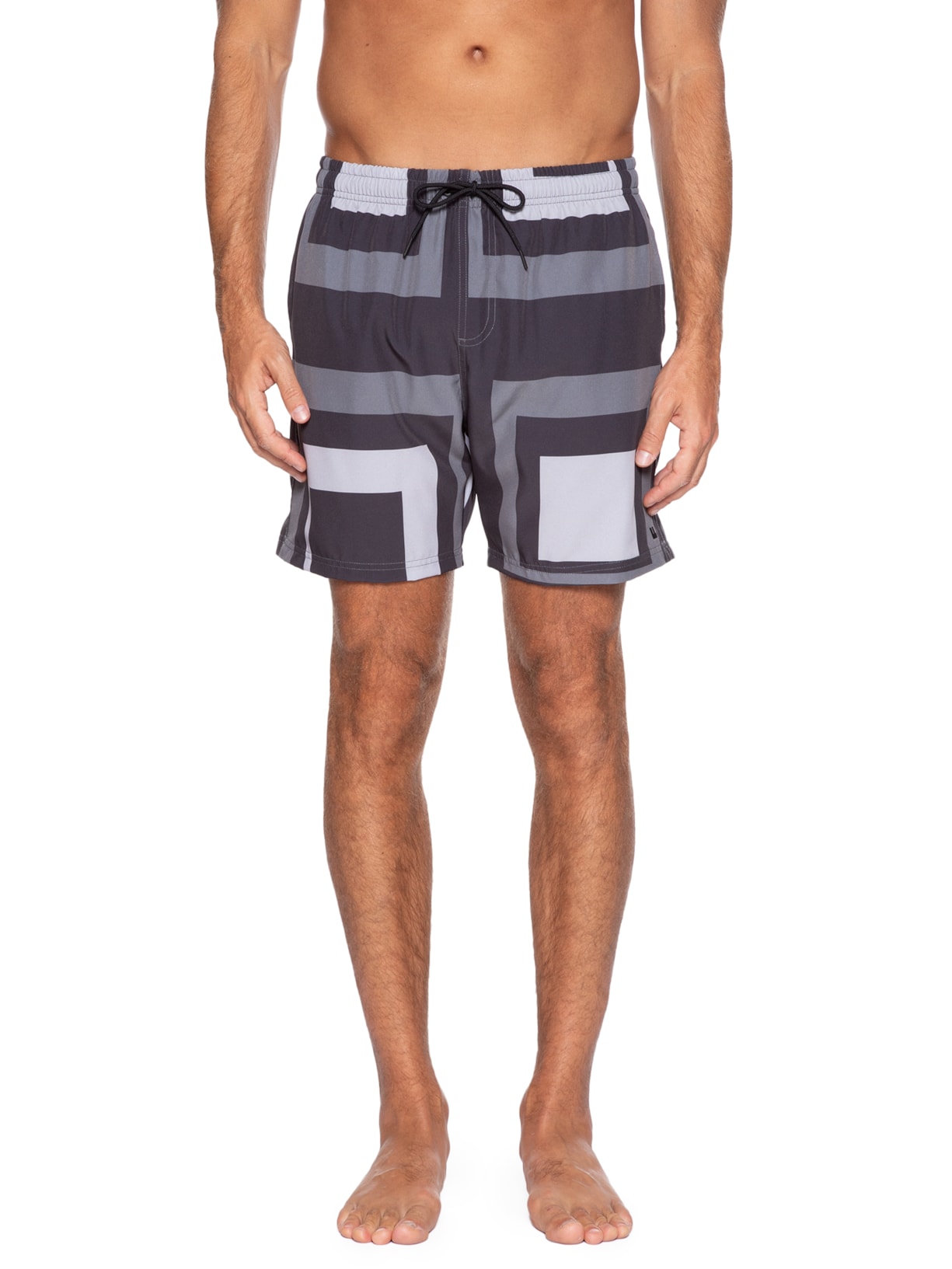 Short Masculino Praia Albers Preto Foxton