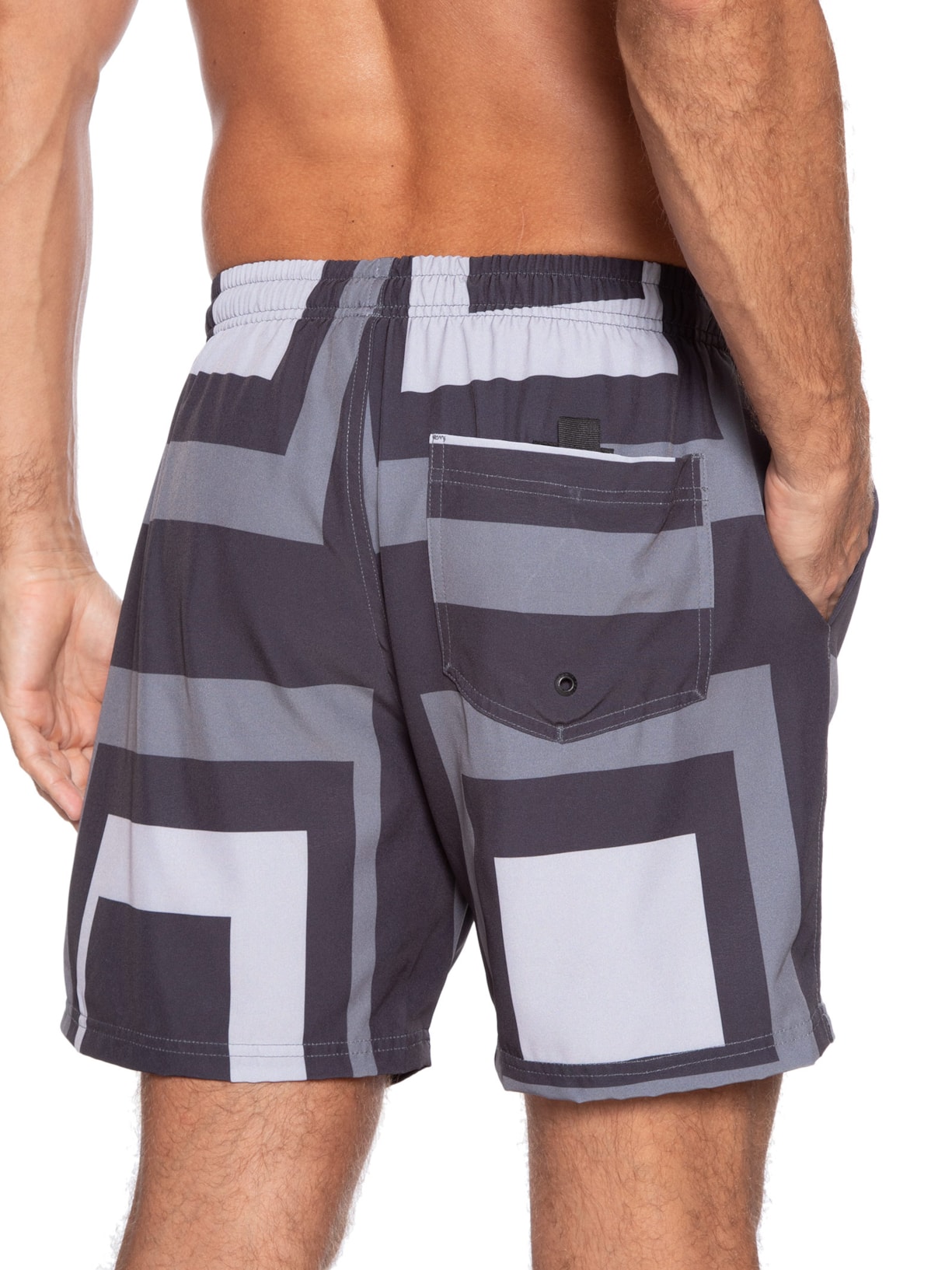 Short Masculino Praia Albers Preto Foxton