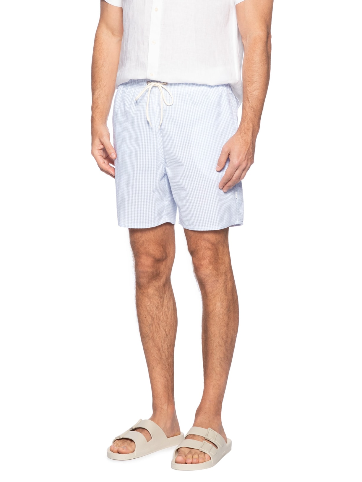 Short Masculino Praia Anarruga Vichy Azul Sergio K
