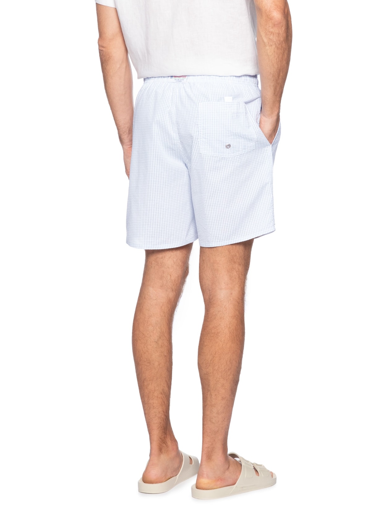 Short Masculino Praia Anarruga Vichy Azul Sergio K