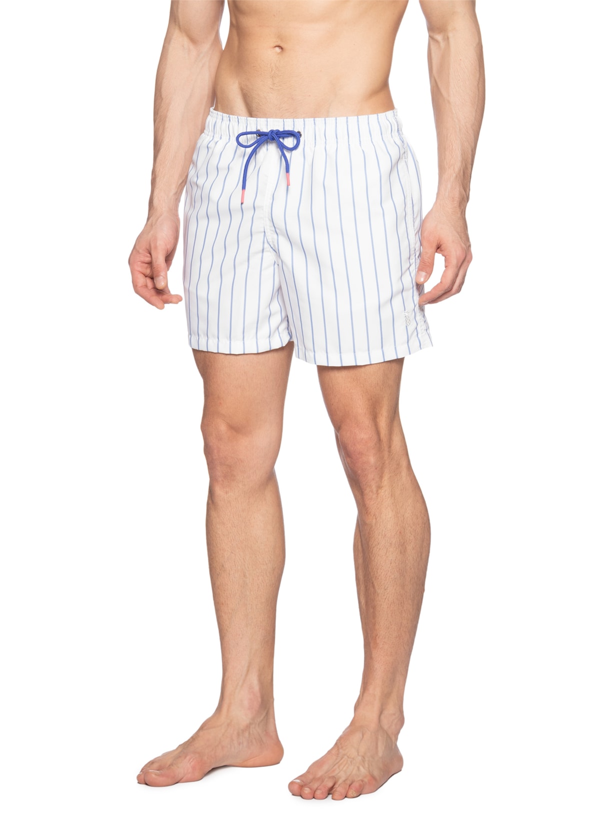 Short Masculino Praia Balneário Branco Pineapple