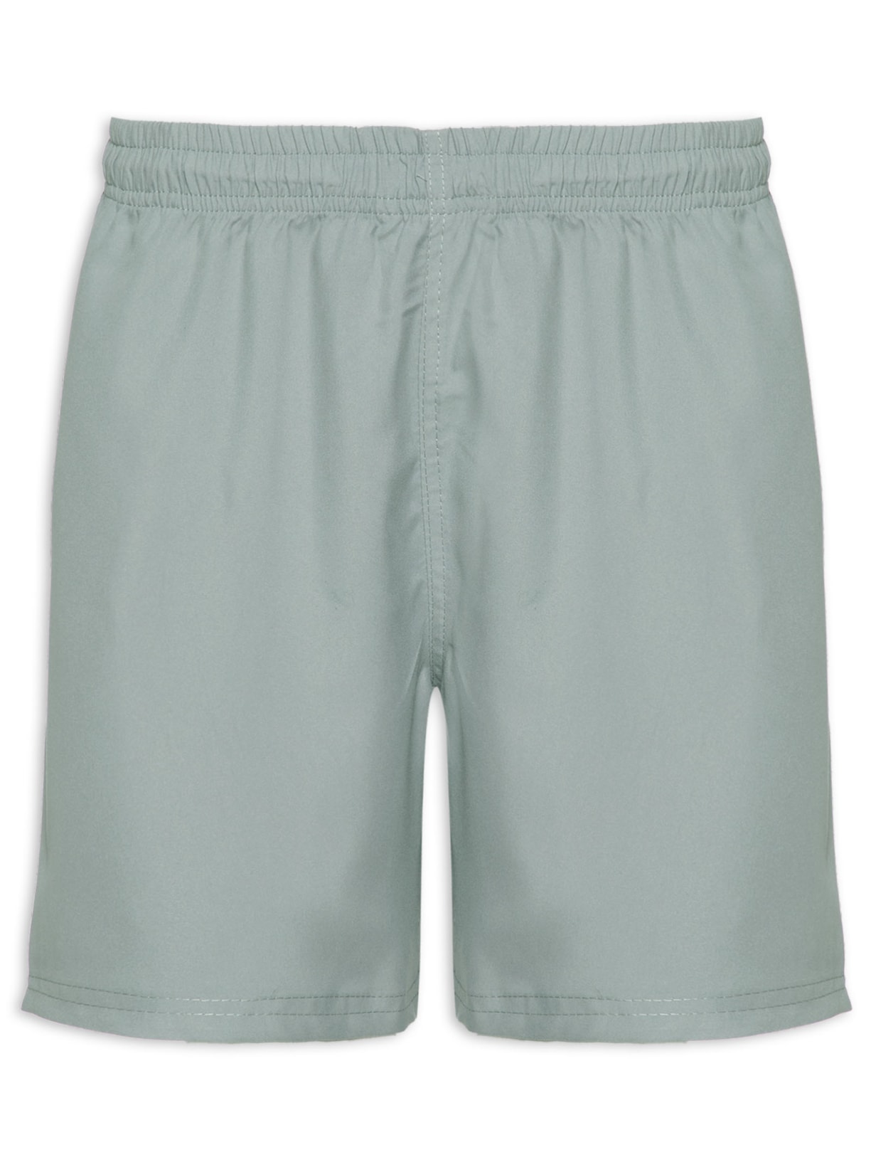 Short Masculino Praia Básico Liso - Cinza