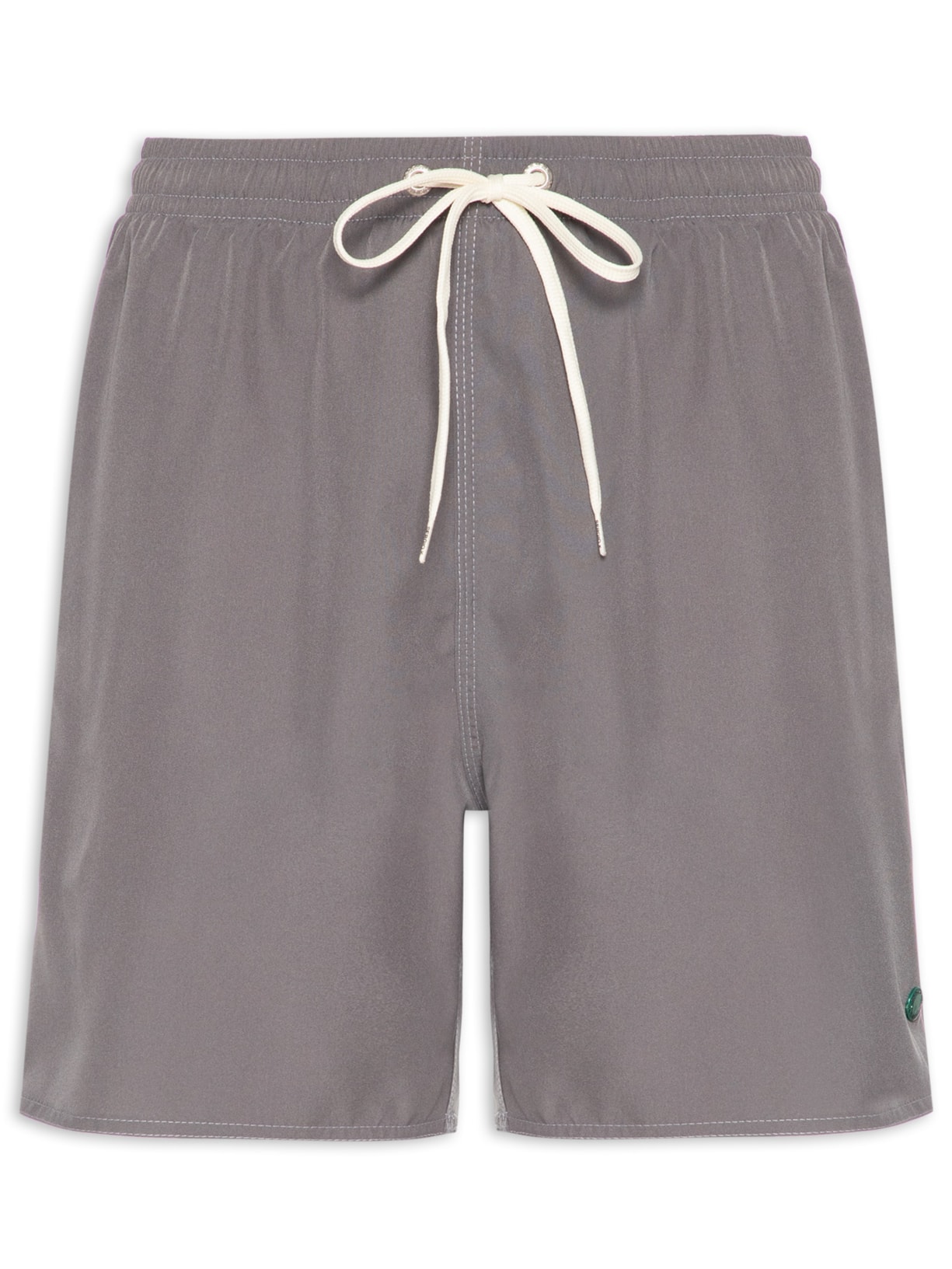 Short Masculino Praia Básico Opaco - Cinza