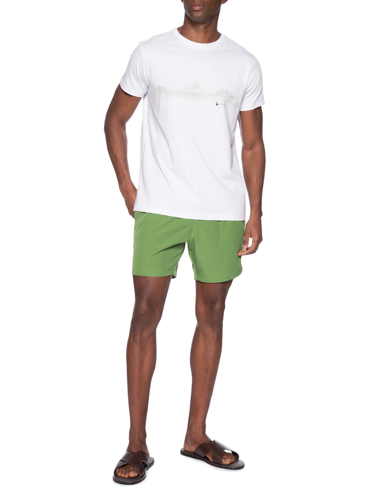 Short Masculino Praia Calor Verde Foxton