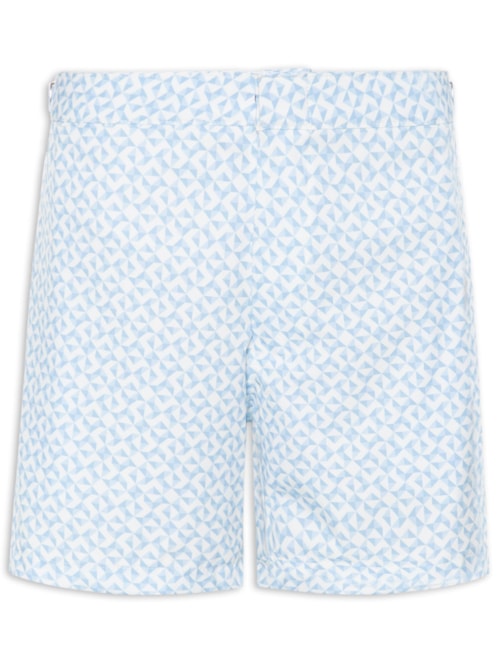 Short Masculino Praia Estampa Aqua - Azul