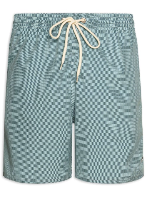 Short Masculino Praia Estampa Gravataria Prisma - Verde
