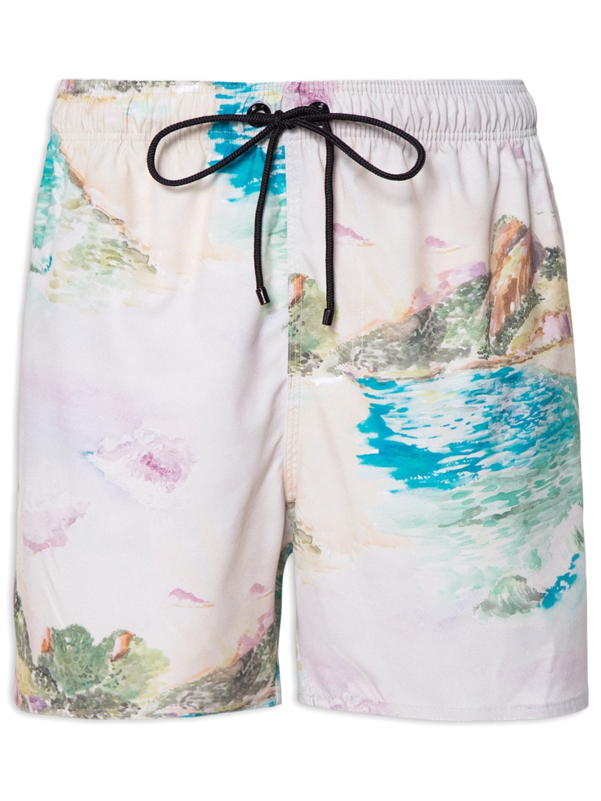 Short Masculino Praia Estampado Arpex - Cinza