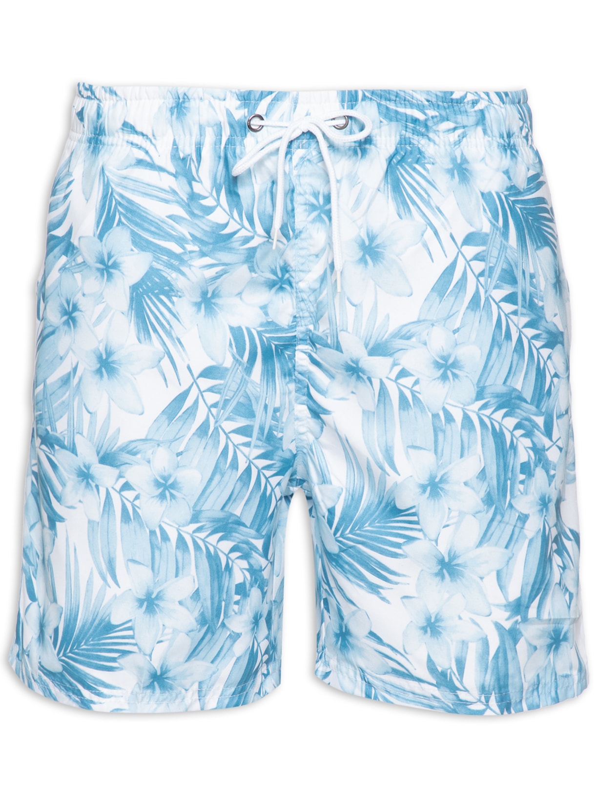 Short Masculino Praia Estampado - Azul