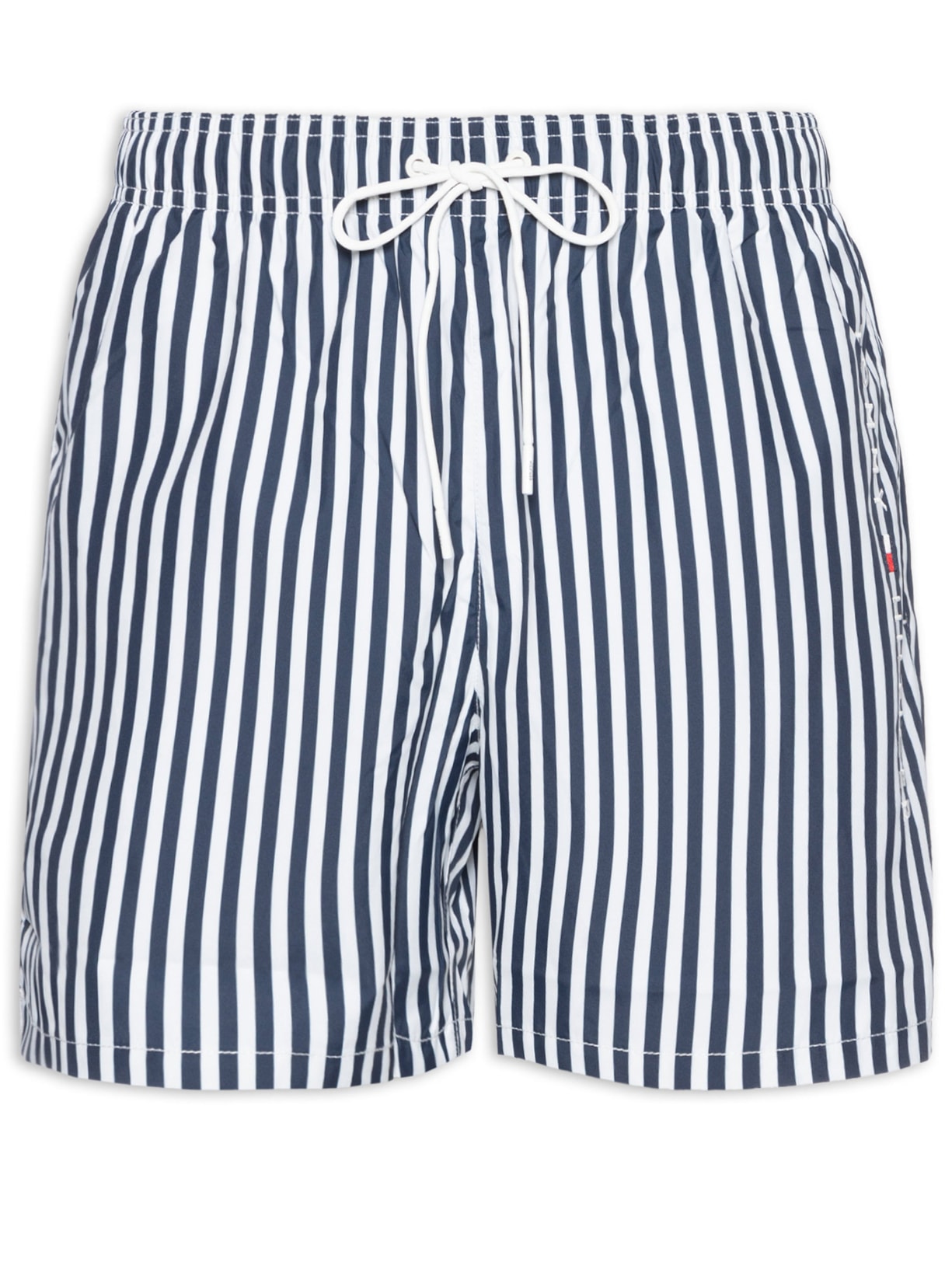 Short Masculino Praia Estampado Cordão - Azul