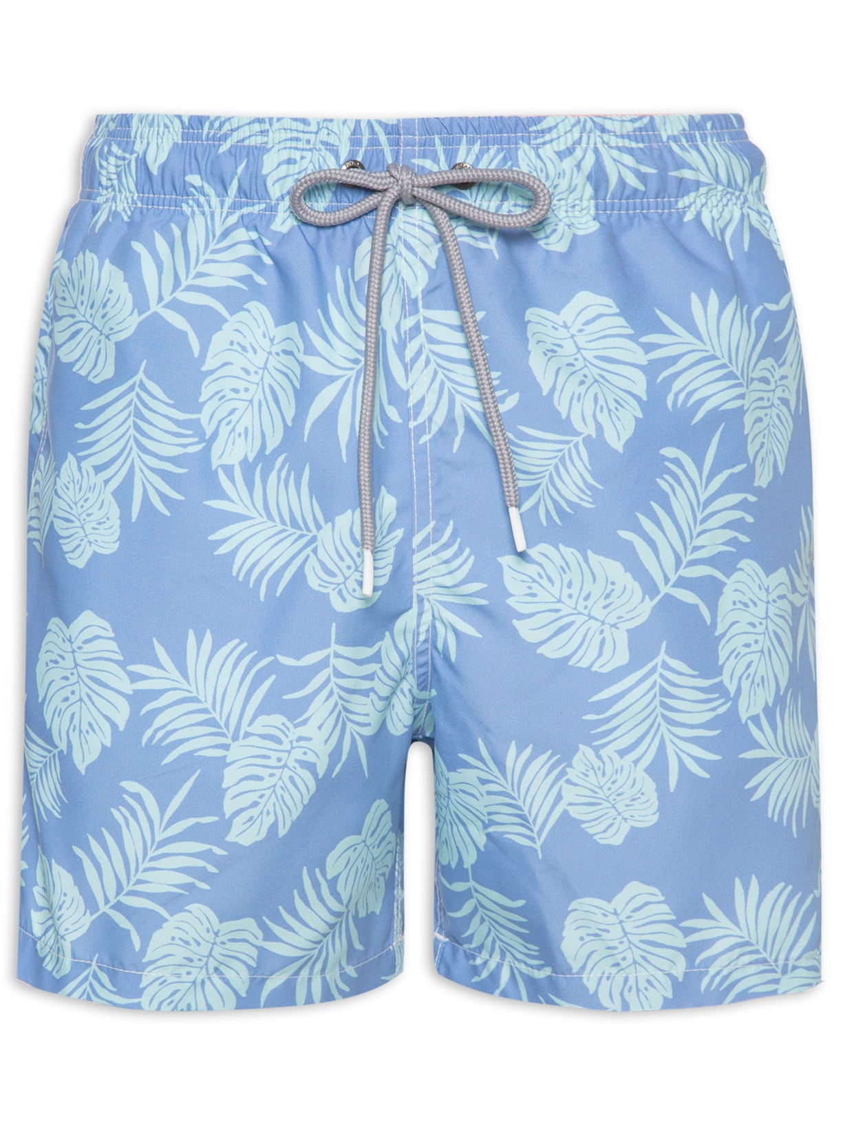 Short Masculino Praia Estampado Costela De Adão Azul Pineapple